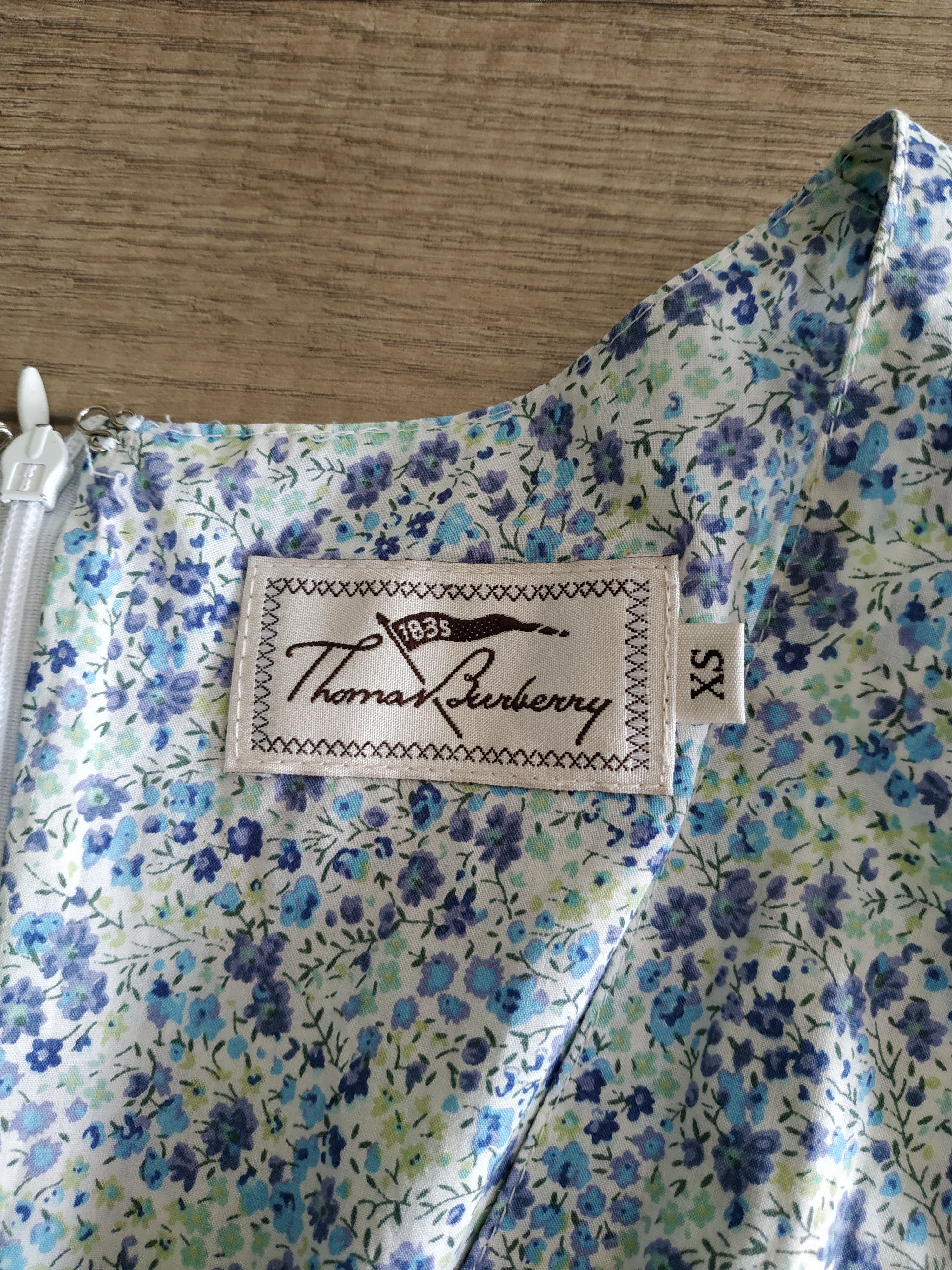 Burberry Burberry Women's Midi Floral Summer Vintage Dress, s. XS Size XS / US 0-2 / IT 36-38 - 6 Thumbnail