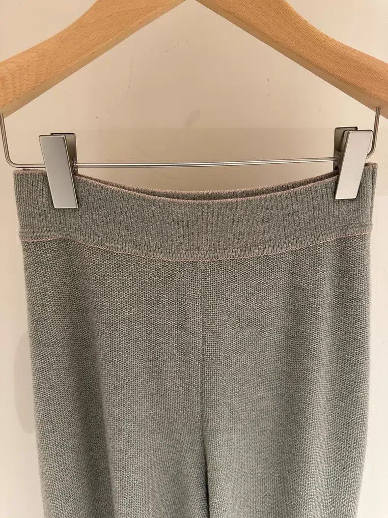 Loro Piana Loro Piana Ladies Cashmere Knit Pant with Elastic Waist Size 26" / US 2 / IT 38 - 3 Thumbnail