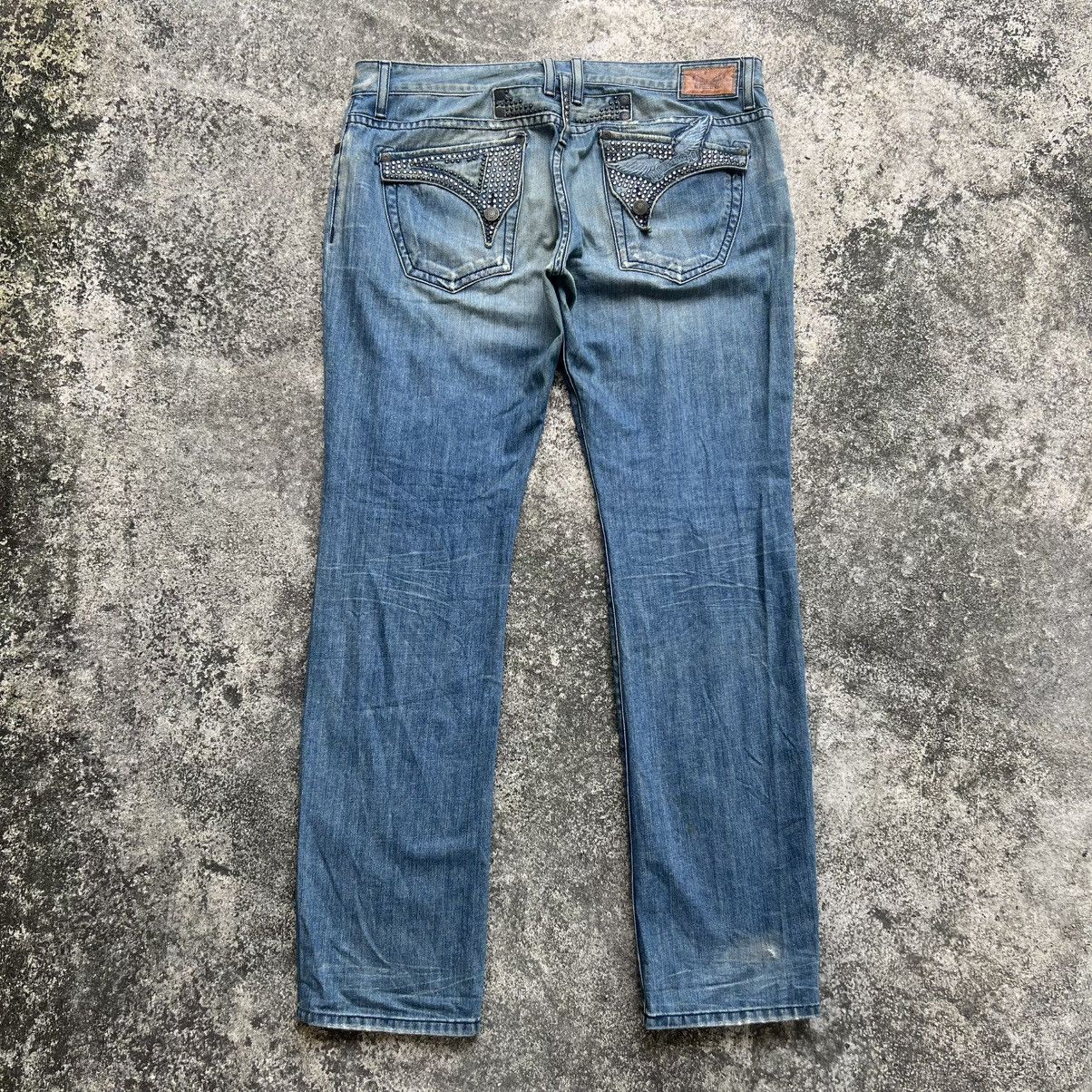 Robins Jeans “VINTAGE” ROBINS JEAN STUDDED POCKET DENIM JEANS Size US 40 / EU 56 - 2 Thumbnail