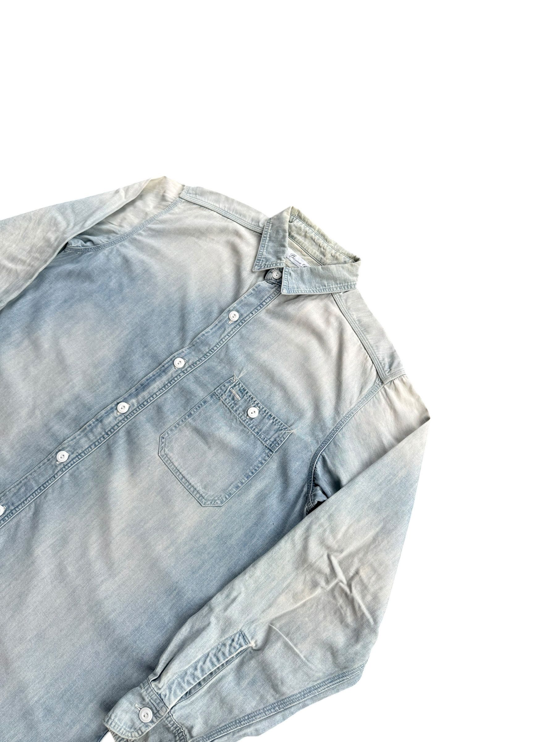 Japanese Brand Banner Barrett Sun Faded Shirt Size US L / EU 52-54 / 3 - 2 Thumbnail