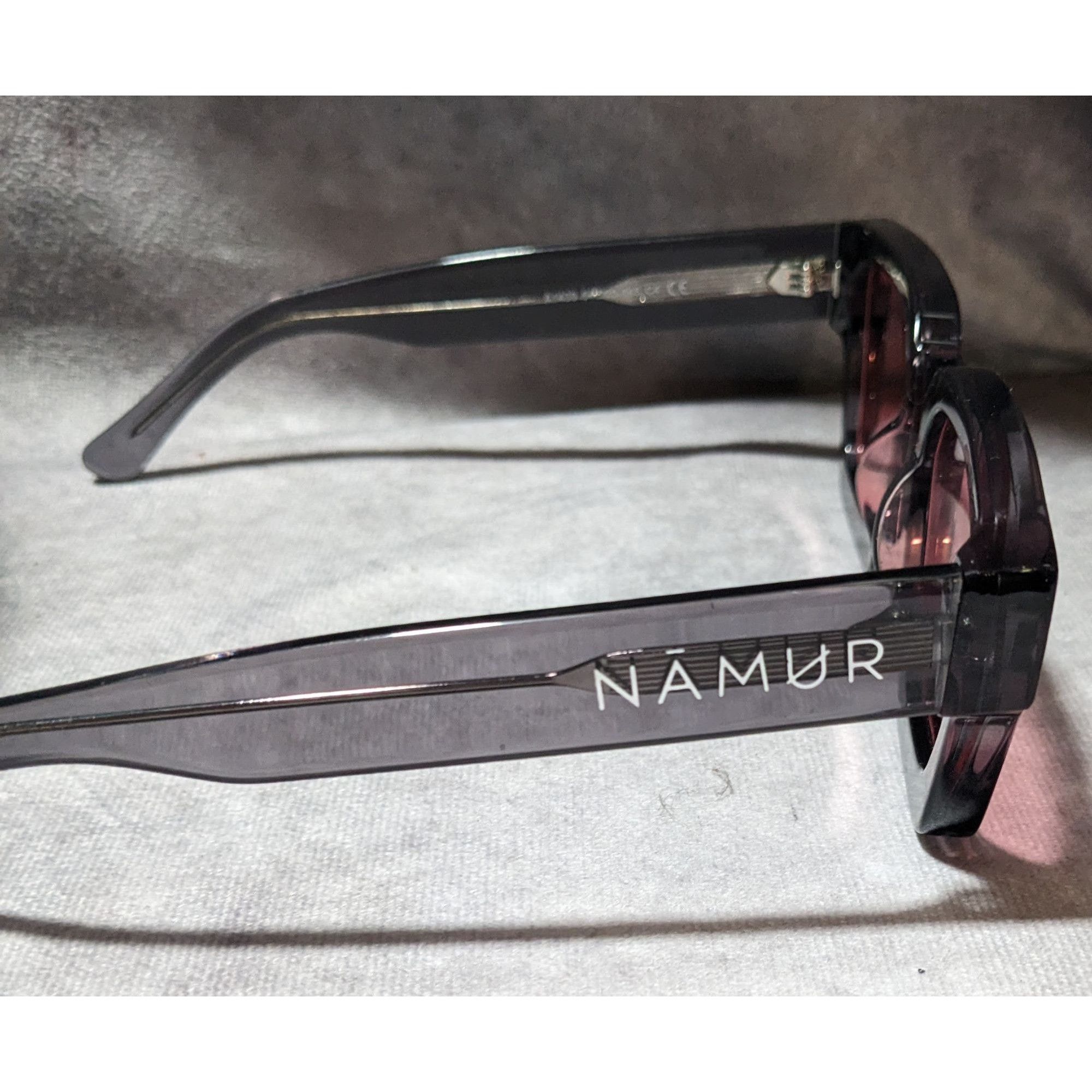 Other Namur Black And Pink Chunky Translucent Sunglasses Size ONE SIZE - 7 Thumbnail