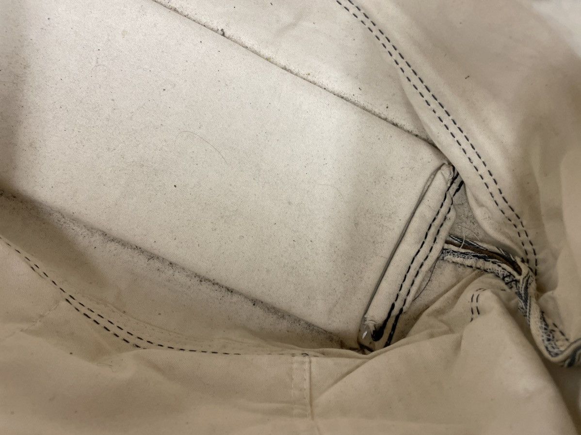 Billykirk Denim Stripe Leather Cotton Duffle Carryall Bag Doctor Tool Size ONE SIZE - 13 Thumbnail