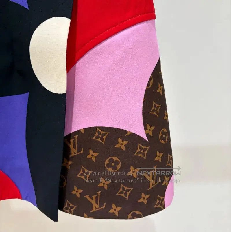 Louis Vuitton Louis Vuitton Red Wool A. Size 23" - 2 Thumbnail