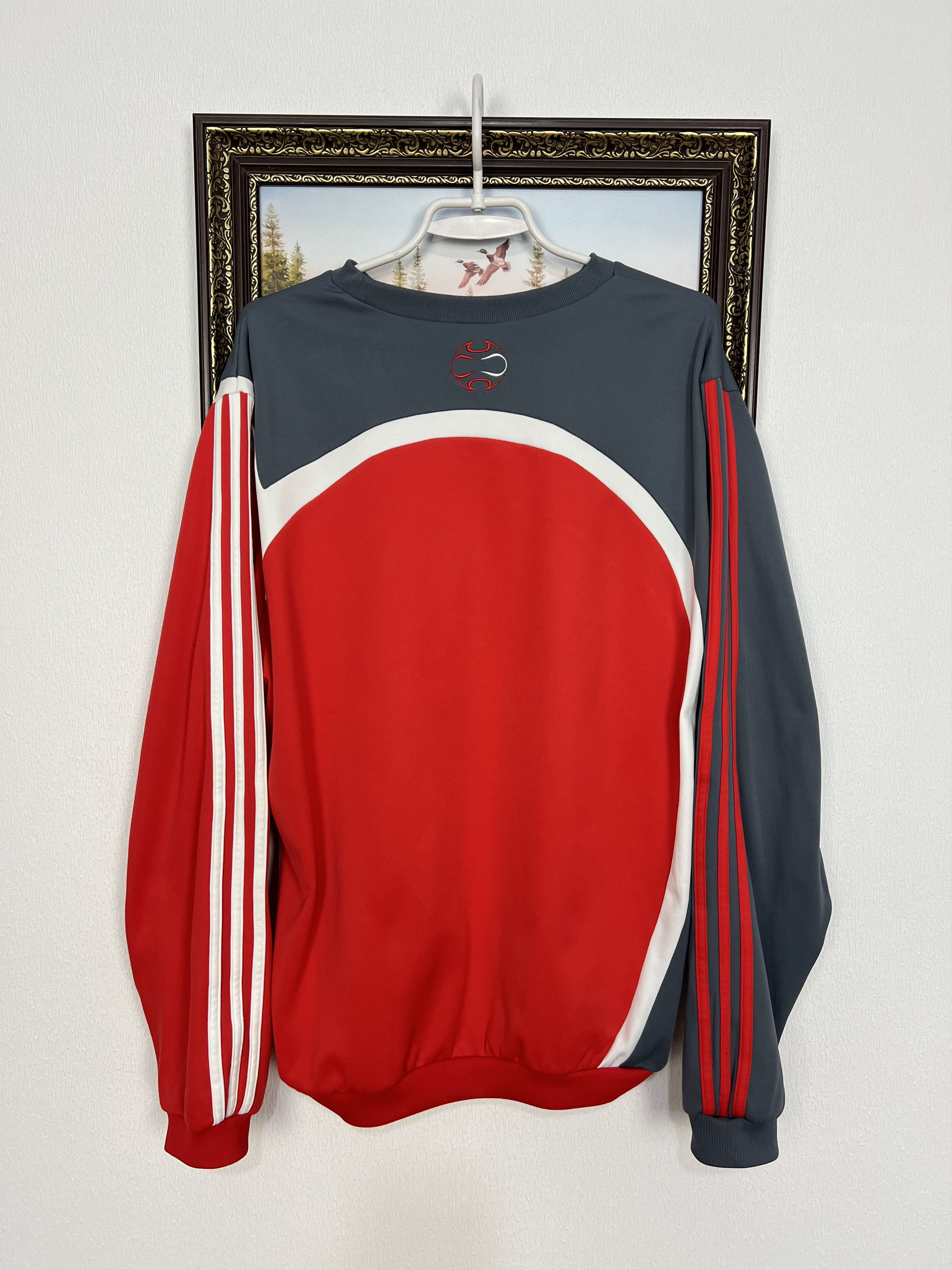 Adidas Vintage Benfica Football Sweatshirt Soccer Track Crewneck Size US L / EU 52-54 / 3 - 11 Thumbnail