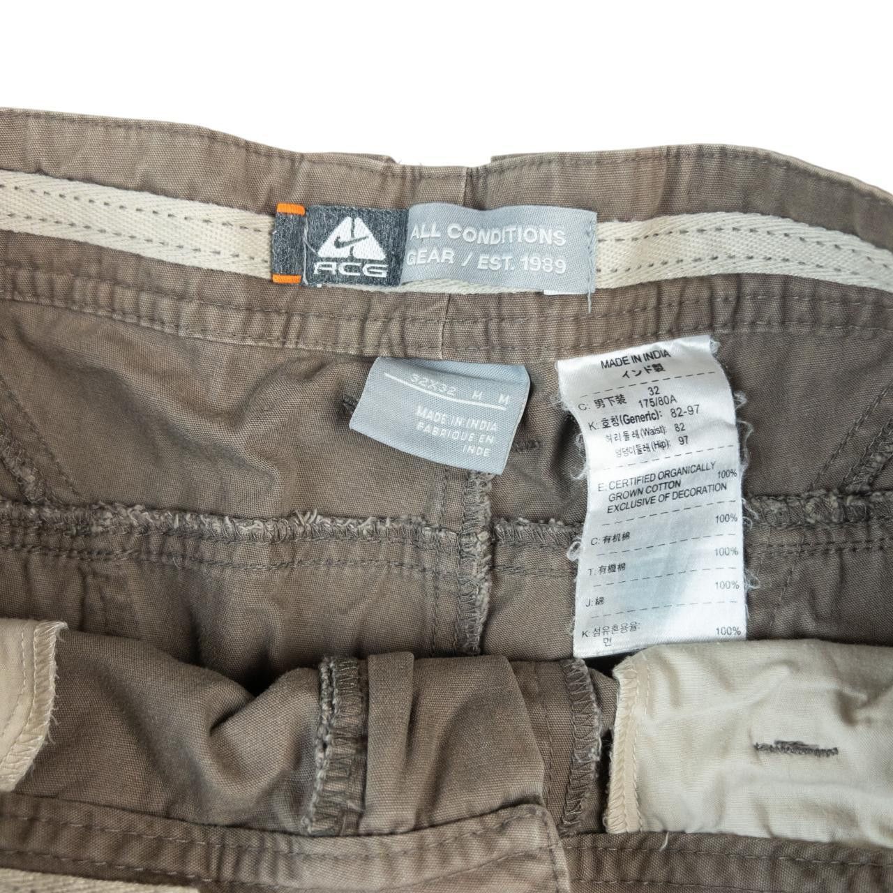 Nike ACG Vintage Nike ACG Cargo Trousers Size W33 Size US 33 - 6 Thumbnail