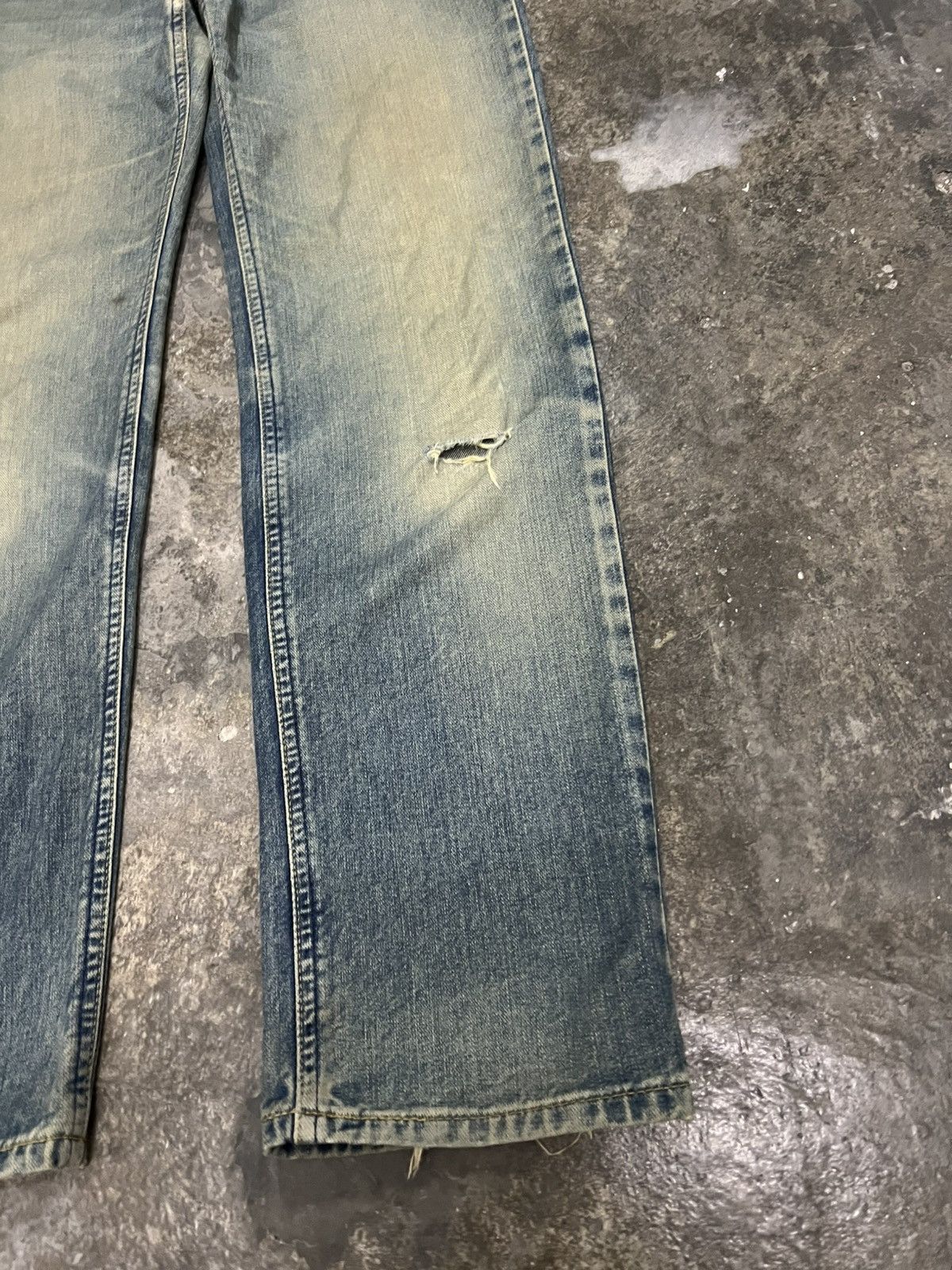 Japanese Brand LEE RIDERS DISTRESSED JEAN Size US 28 / EU 44 - 4 Thumbnail