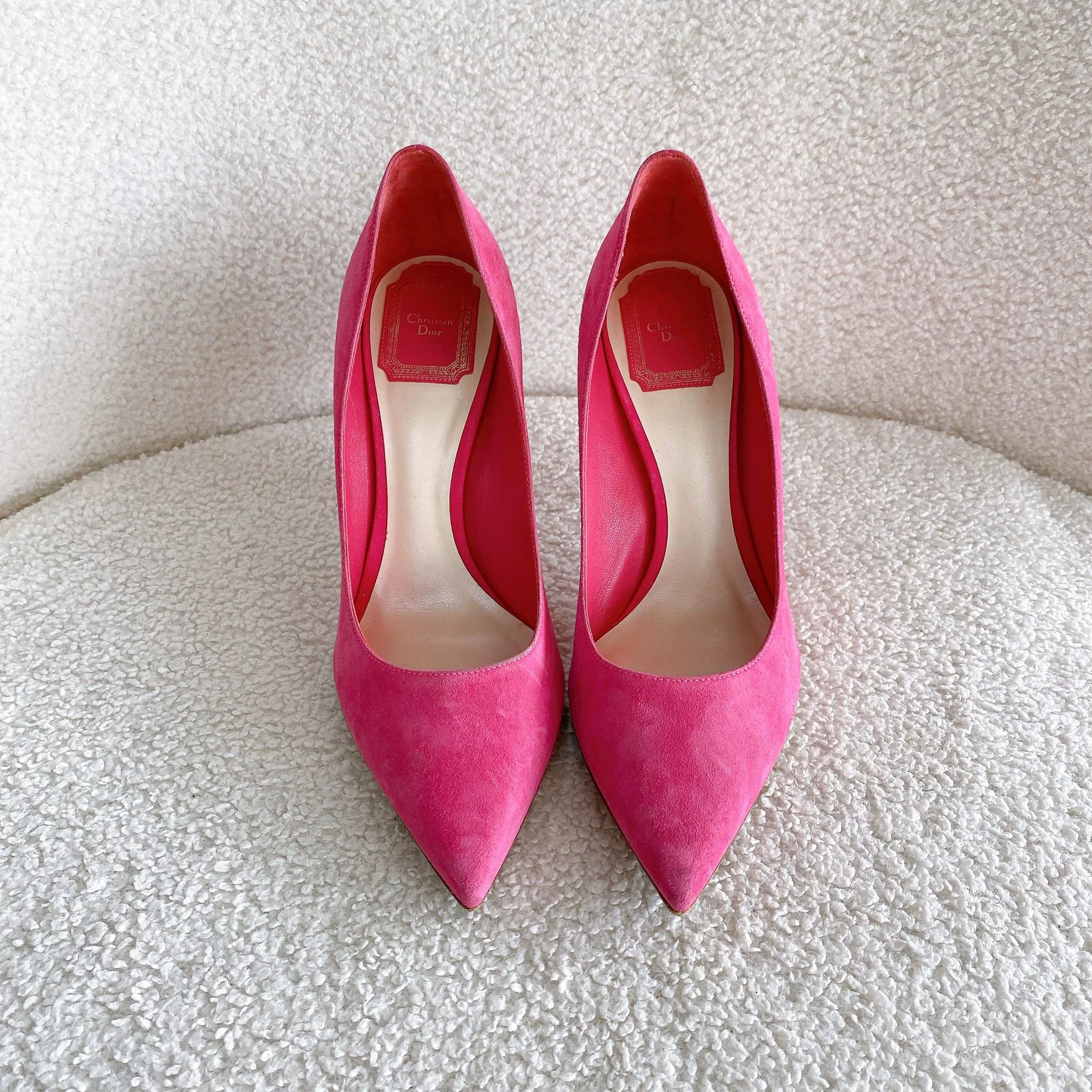 Christian Dior Monsieur Christian Dior fuchsia pumps size 37.5 Size US 7 / IT 37 - 2 Thumbnail