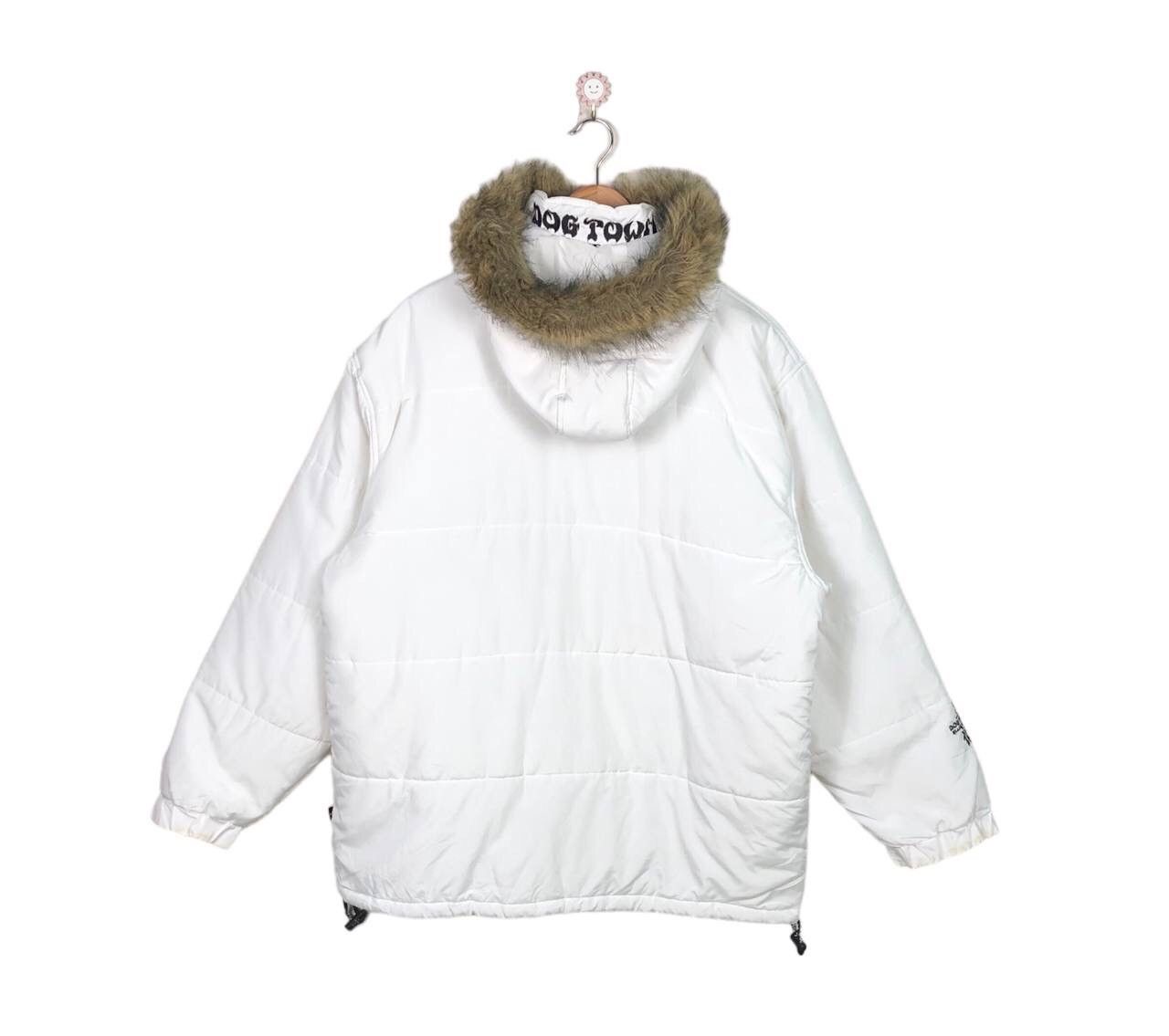Dogtown Vintage Dogtown Faux Fur Black Dragon Puffer Down Jacket Size US XL / EU 56 / 4 - 2 Thumbnail