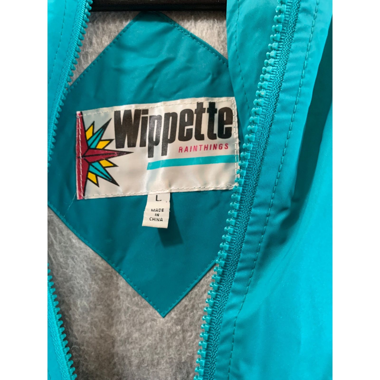 Other Wippette Rain Jacket Womens Size Large Blue Hood Full Zip Size L / US 10 / IT 46 - 3 Thumbnail