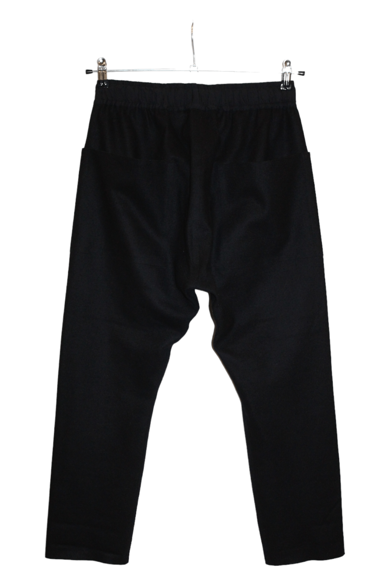 Aleksandr Manamis Barbara Alan Flannel Wool Drawsting Straight-Leg Cropp Pants Size US 32 / EU 48 - 4 Thumbnail