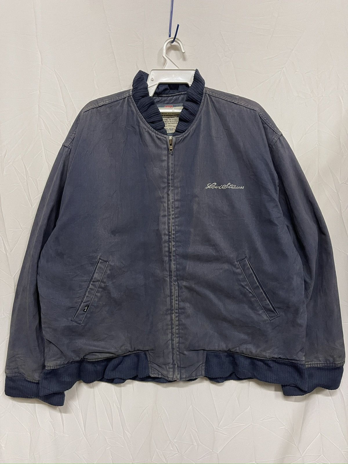 Levi's × Levi's Vintage Clothing × Vintage Very Rare‼️Vintage Sun faded 90s Levis Detroit Jacket Size US L / EU 52-54 / 3 - 1 Thumbnail