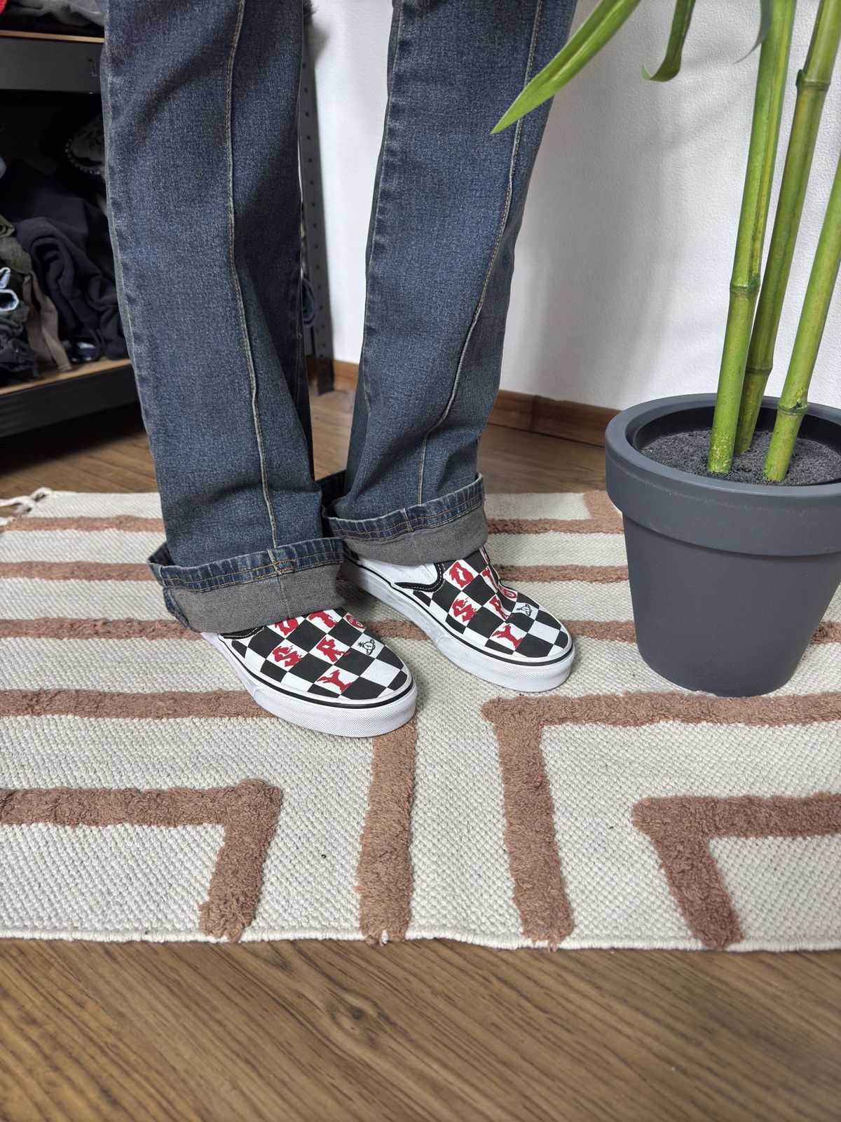 Vans × Vivienne Westwood VIVIENNE WESTWOOD X VANS CHECKERS SHOES SLIP ONS Size US 7 / IT 37 - 9 Thumbnail