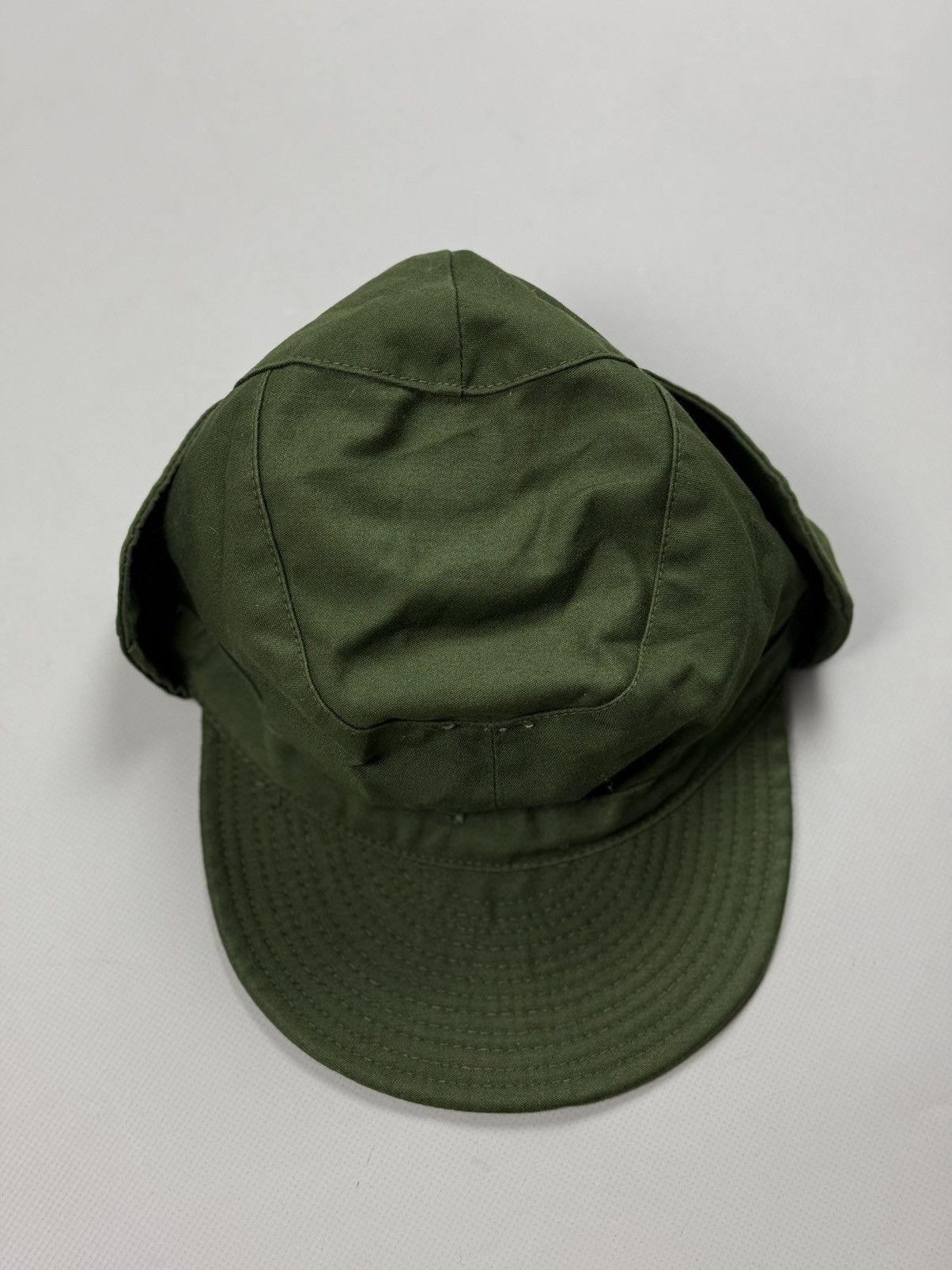 Vintage Vintage Swedish Army Military Earwarmer Flap Ear Cap Hat Size ONE SIZE - 3 Thumbnail