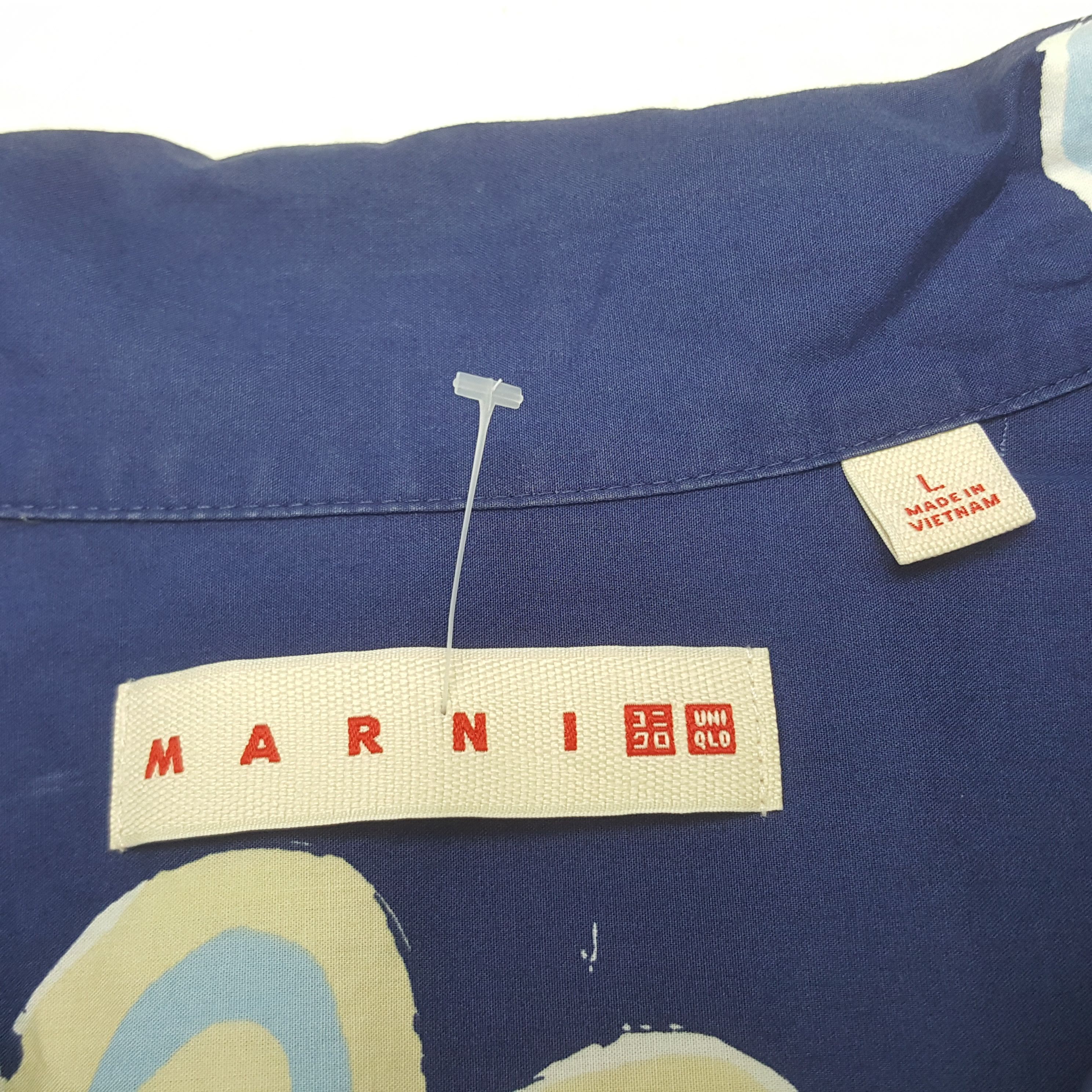 Uniqlo × Vintage Vintage Marni X Japanese Brand Shirt Button Up C276N64 Size US XL / EU 56 / 4 - 4 Thumbnail