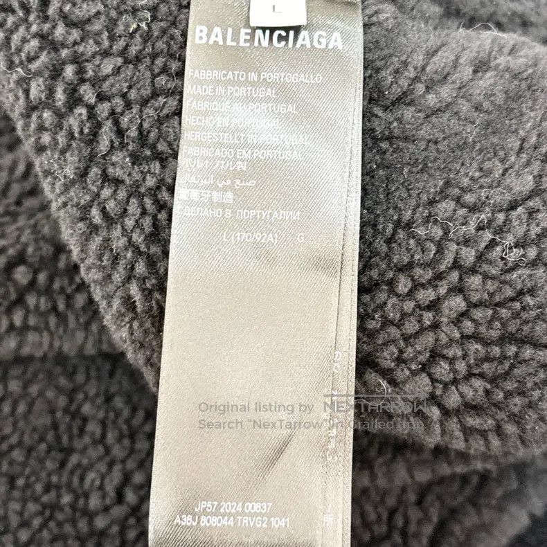 Balenciaga Balenciaga Embroidered Dragon Print Hooded Slim Fleece Jac Size US L / EU 52-54 / 3 - 8 Thumbnail