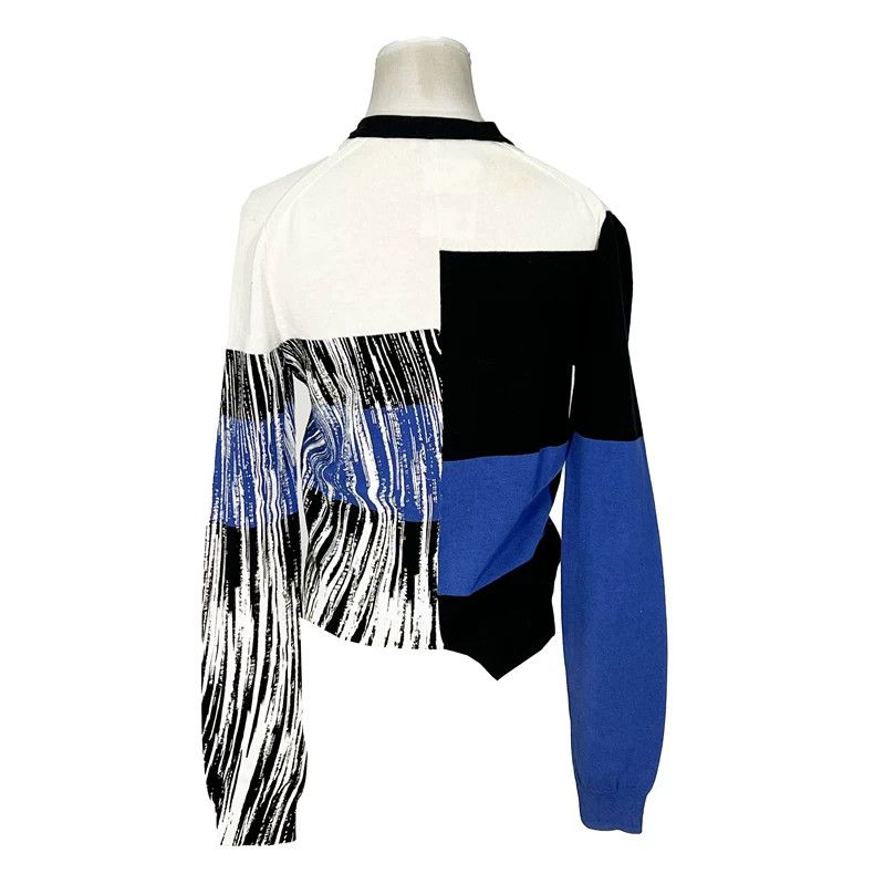 Kenzo KENZO Color-matched cotton knit sweater Size M / US 6-8 / IT 42-44 - 2 Thumbnail
