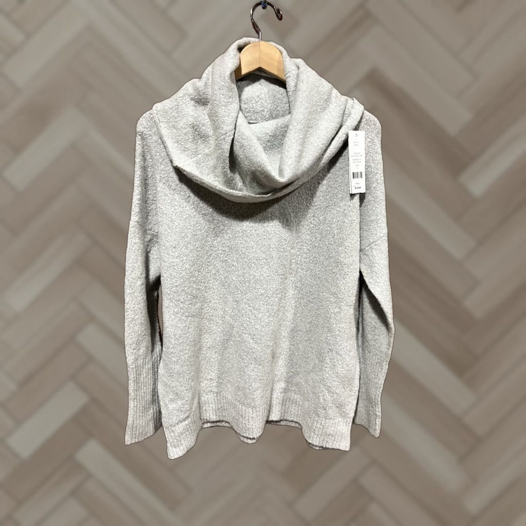French Connection French Connection Knit Sweater Cowl Neck Gray M Women's Pullover Tunic Long Sleeve NWT Size M Regular Non-Defect Size M / US 6-8 / IT 42-44 - 1 Thumbnail