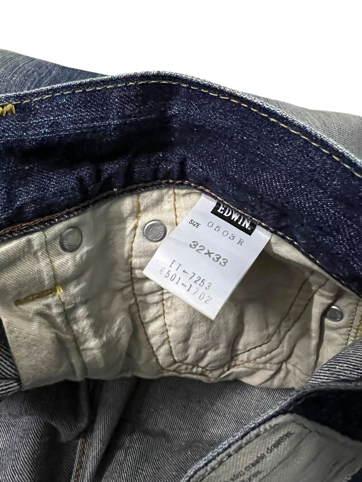 Hysteric Glamour Vintage Edwin 503R Distress Washed Jean Japan Size US 33 - 19 Thumbnail