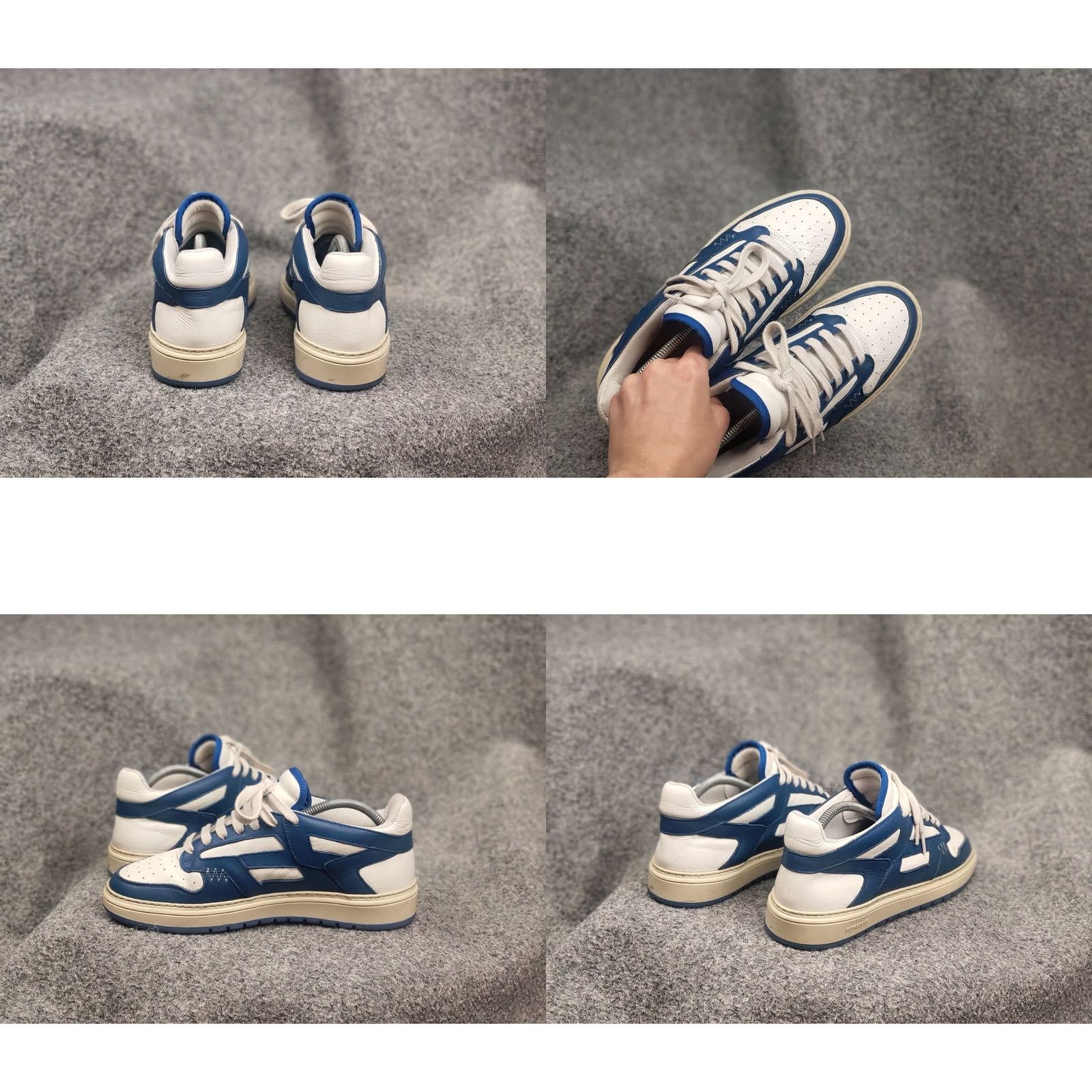 Vintage Represent Reptor Low top White Blue Logo Leather Sneakers Mens Shoes Size US M / EU 48-50 / 2 - 9 Thumbnail