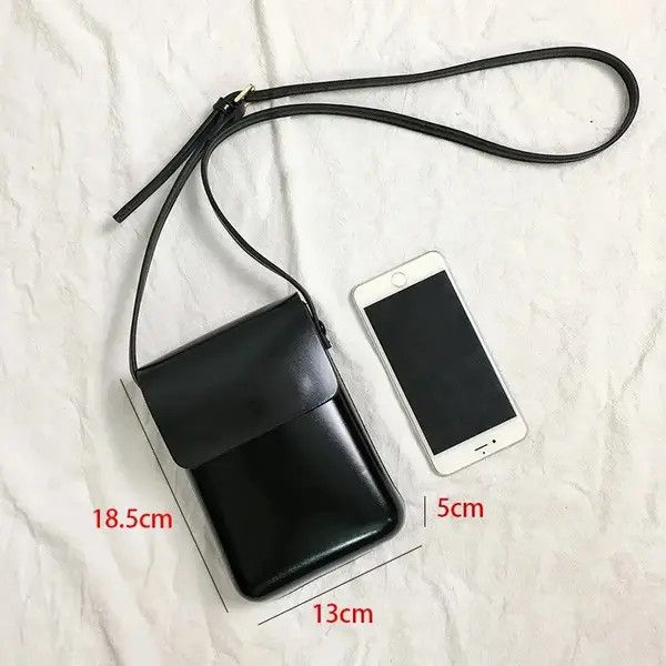 VIBE Korean fashion black square mini flap bag crossbody bag Size ONE SIZE - 7 Thumbnail