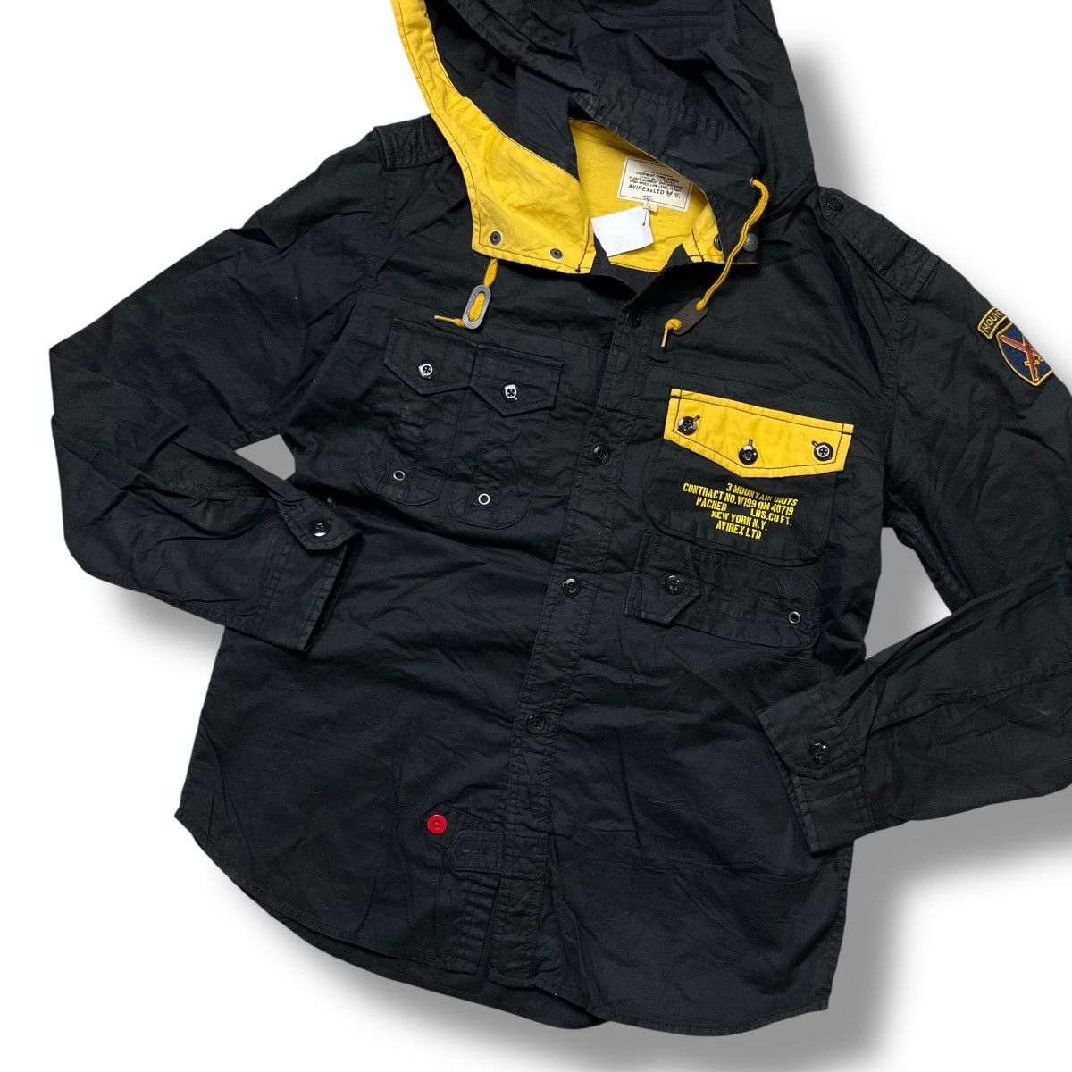 Avirex Avirex Mountain utility pocket button ups shirt hooded Size US M / EU 48-50 / 2 - 2 Thumbnail