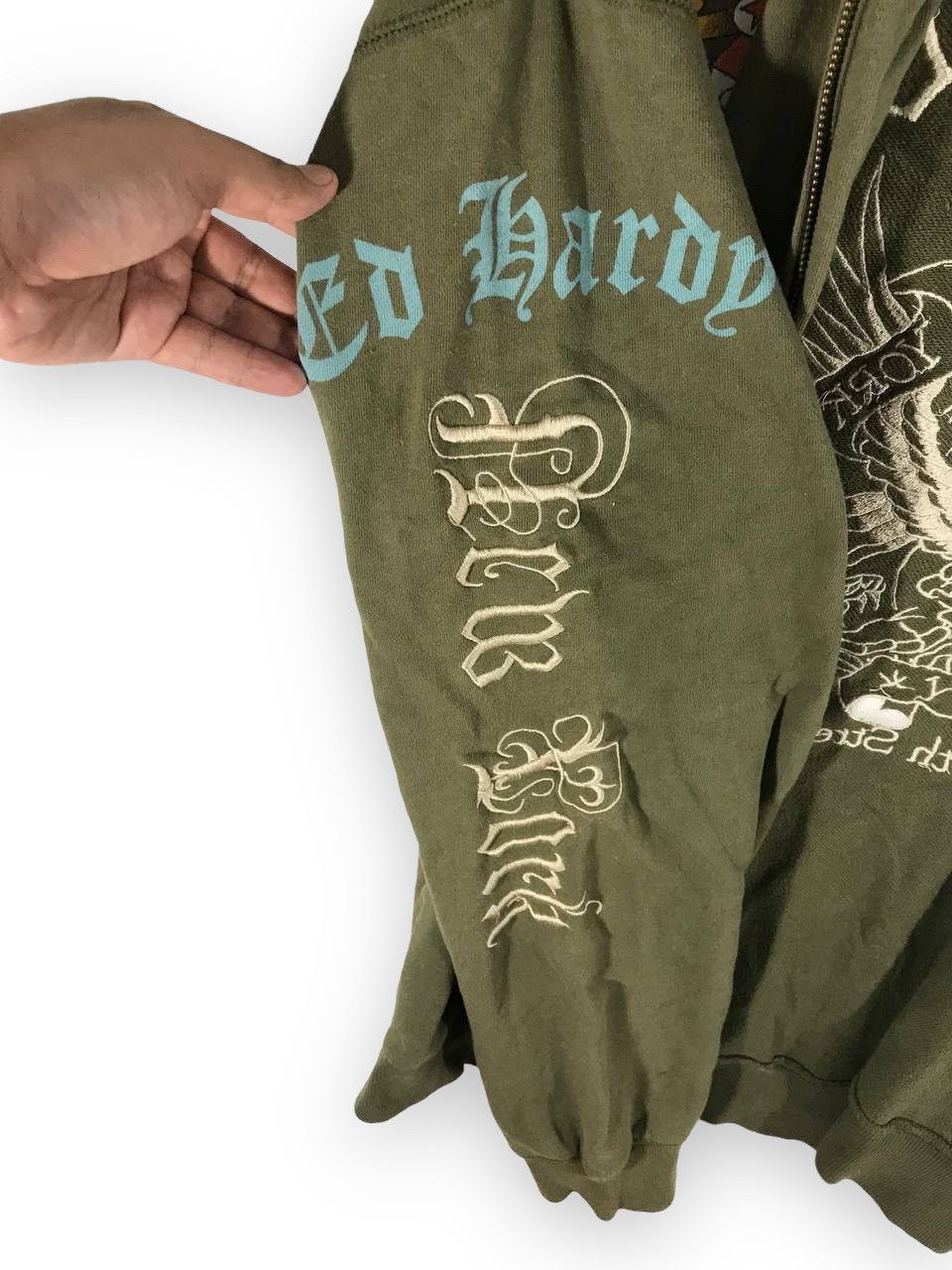 Ed Hardy Rare Design skull tattoo new york Size US XXL / EU 58 / 5 - 6 Thumbnail