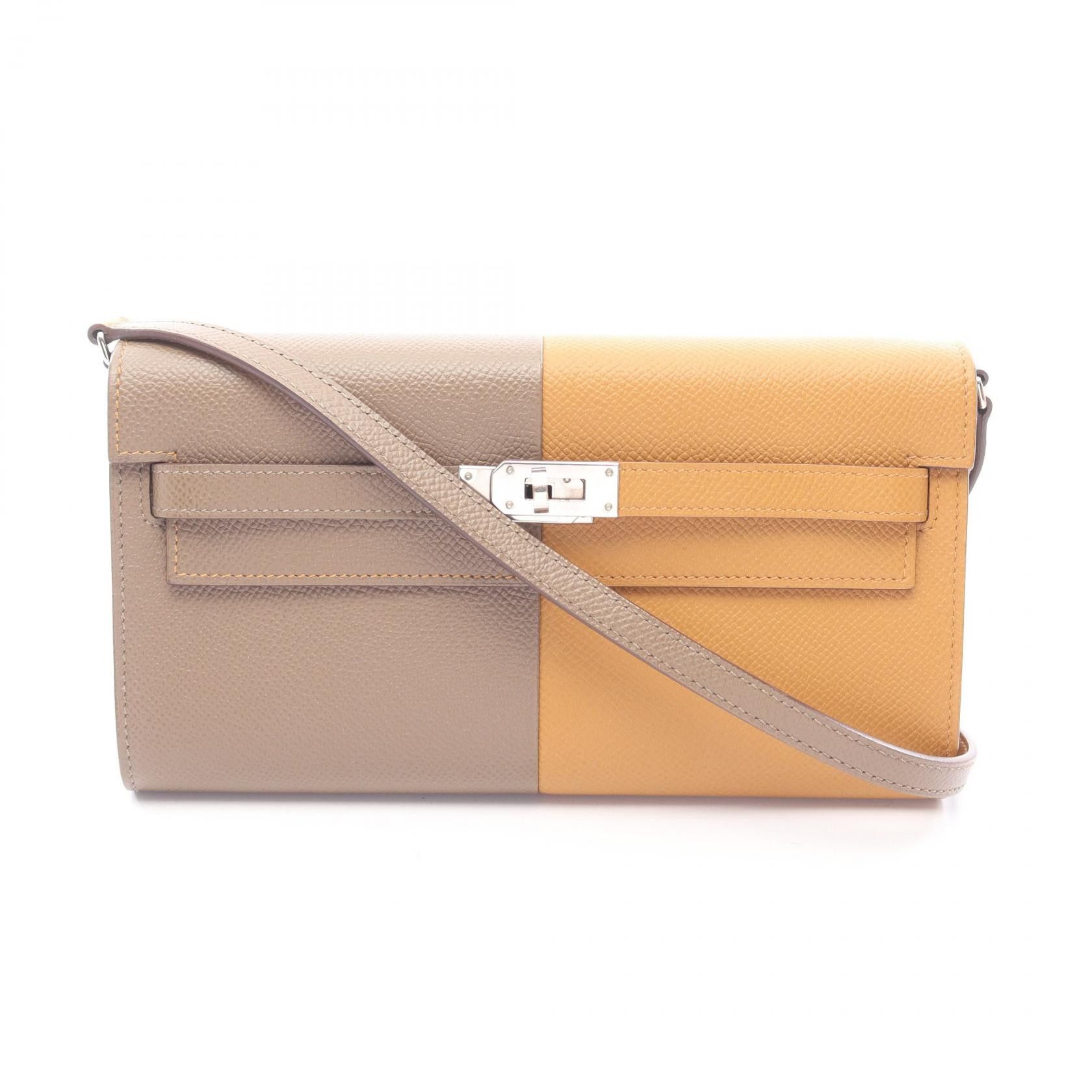 Hermes Hermes Hermes Kelly to Go Cassac Evercolor shoulder bag Leather Shoulder Bag Z DUTY FREE for USA Size ONE SIZE - 1 Thumbnail