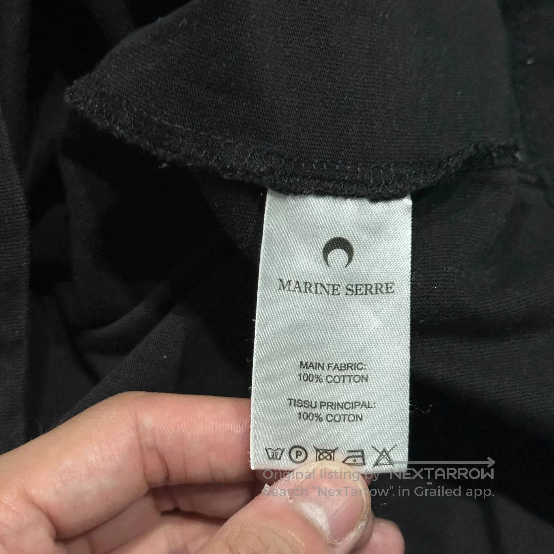 Marine Serre Marine Serre Moon Embroidery Black Long Sleeve. Size US L / EU 52-54 / 3 - 5 Thumbnail