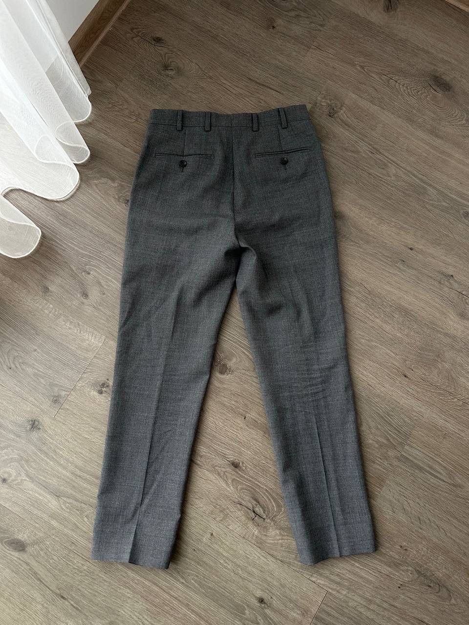 Suitsupply × Vintage Vintage Suitsupply Brescia Spalla Ferrara Gray Mens 42 Suit Size 42S - 20 Thumbnail
