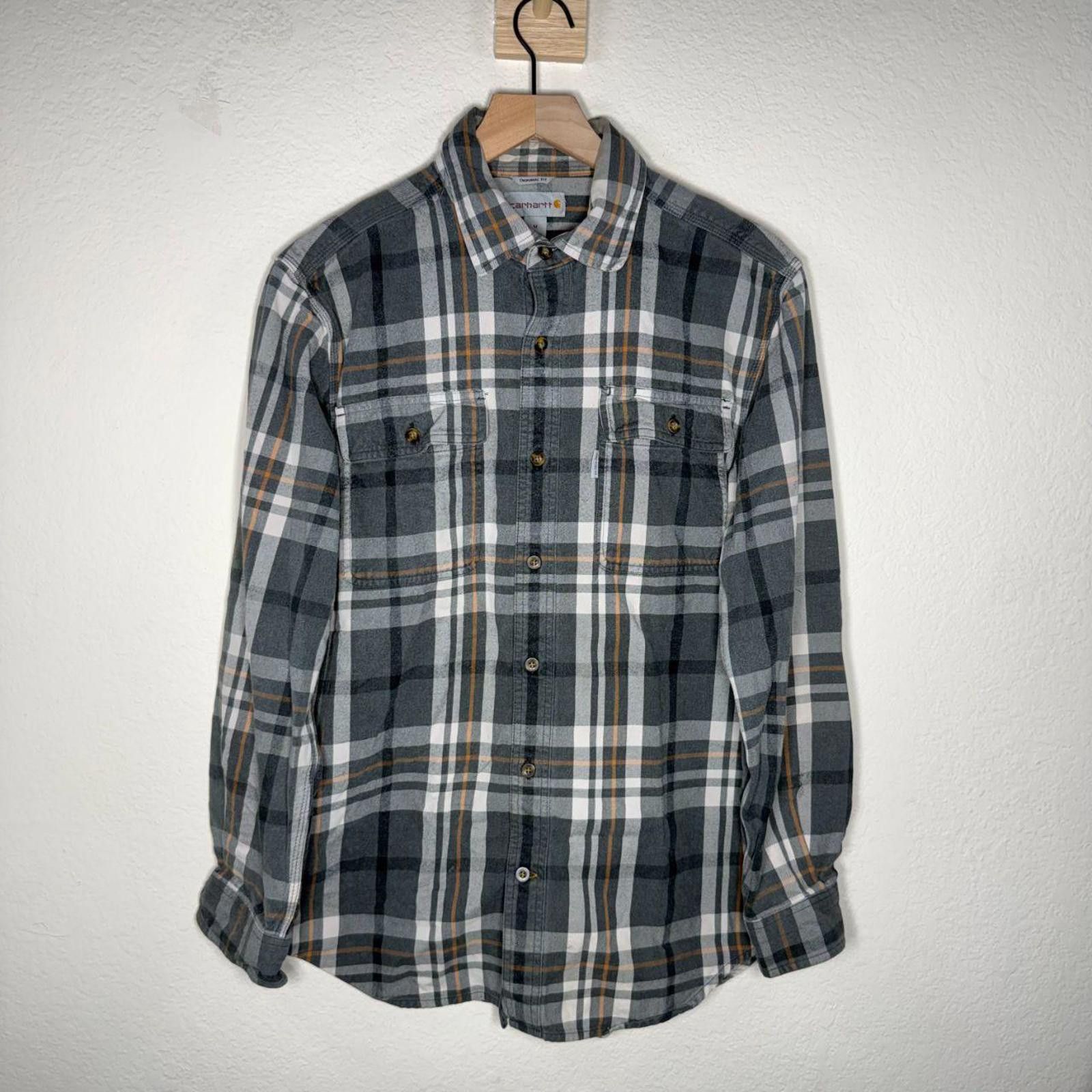 Carhartt Carhartt Shirt Men's M Grey Plaid Size US M / EU 48-50 / 2 - 1 Thumbnail
