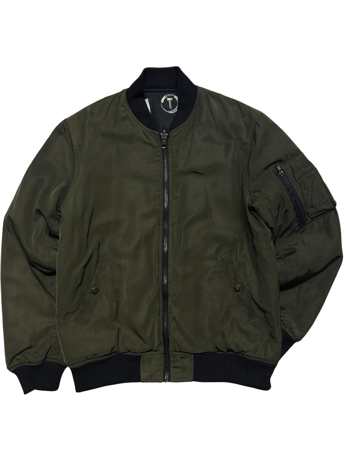 Vintage RAF SIMONS STYLE REVERSIBLE BOMBERS JACKET BY CASPER JOHN Size US M / EU 48-50 / 2 - 4 Thumbnail