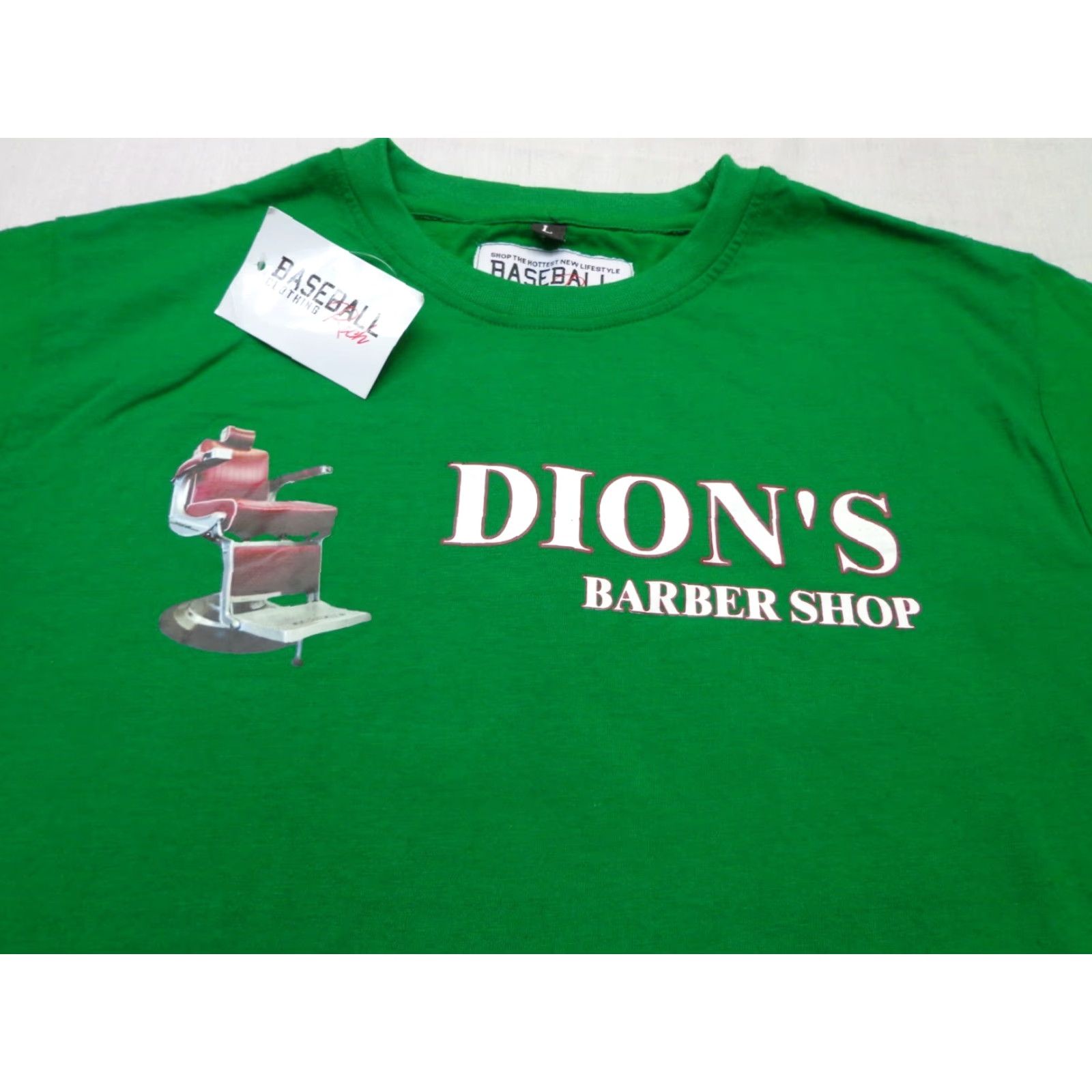 Vintage Baseball Rich T-Shirt Men Large Green Short Sleeve New w Defect Size US L / EU 52-54 / 3 - 2 Thumbnail