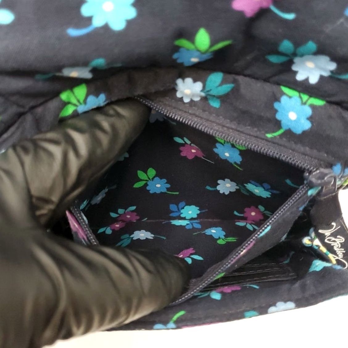 Vera Bradley Vera Bradley Midnight Blues Mini Hipster Crossbody Purse" Size ONE SIZE - 7 Thumbnail