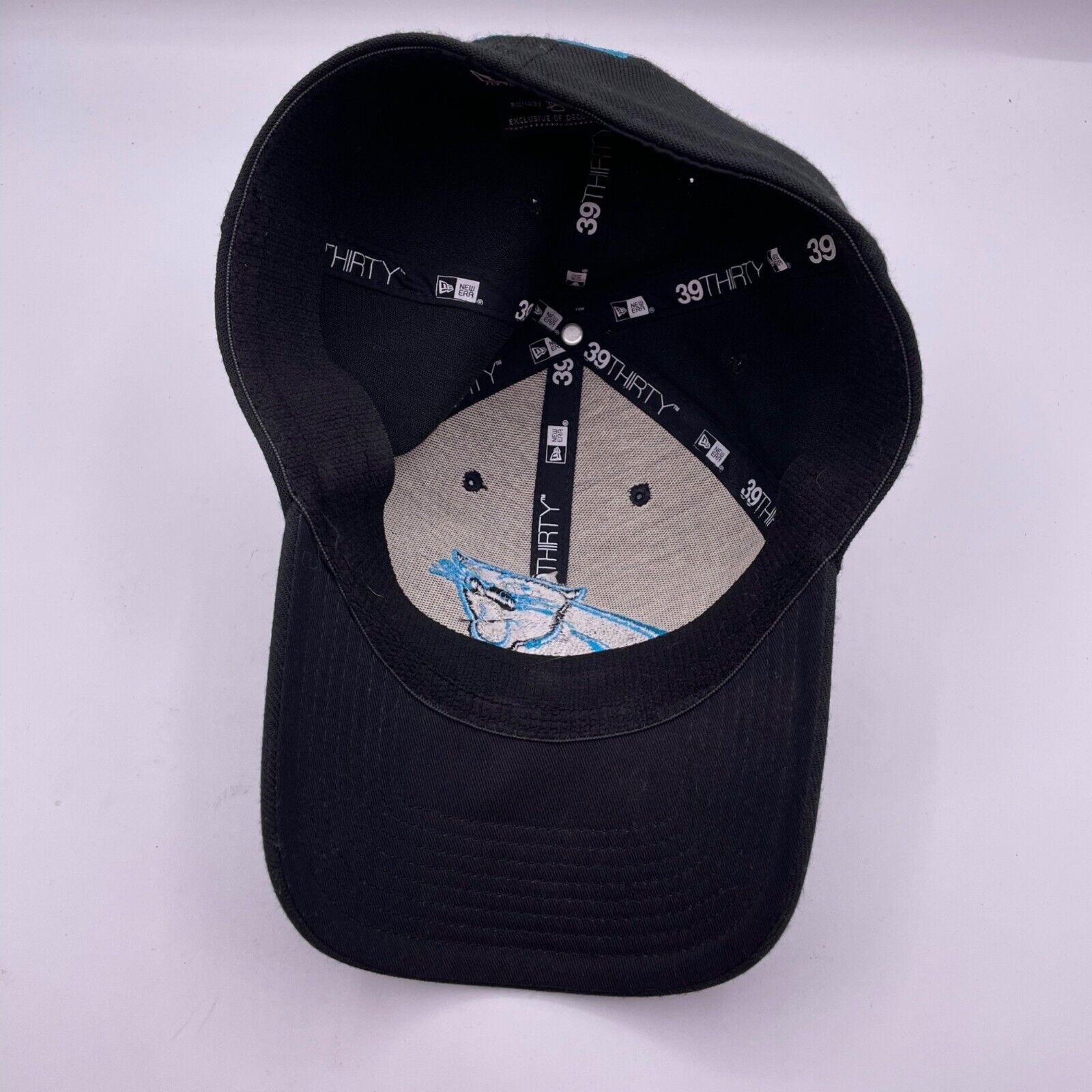 New Era New Era Carolina Panthers 39Thirty NFL Black Hat Mens M L Size ONE SIZE - 6 Thumbnail