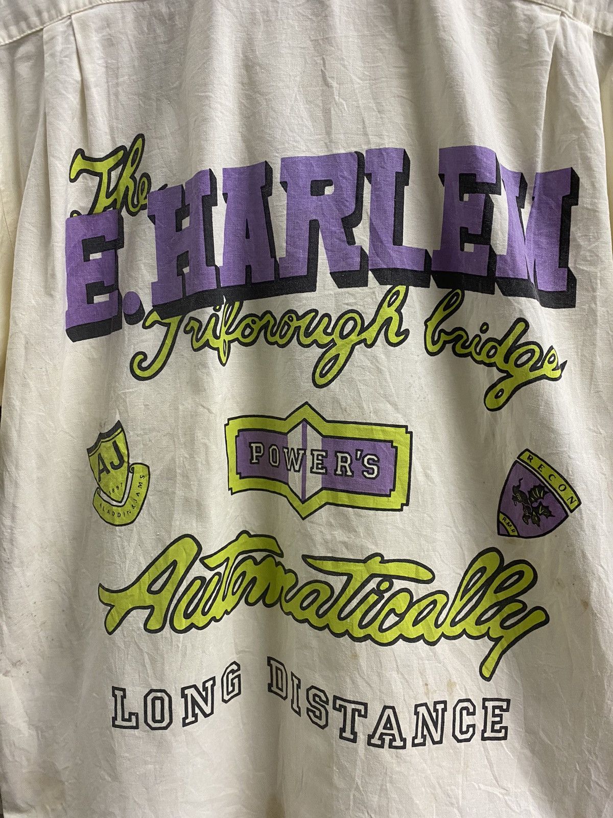Japanese Brand × Vintage Vintage The E.Harlem Button Up Size US L / EU 52-54 / 3 - 12 Thumbnail