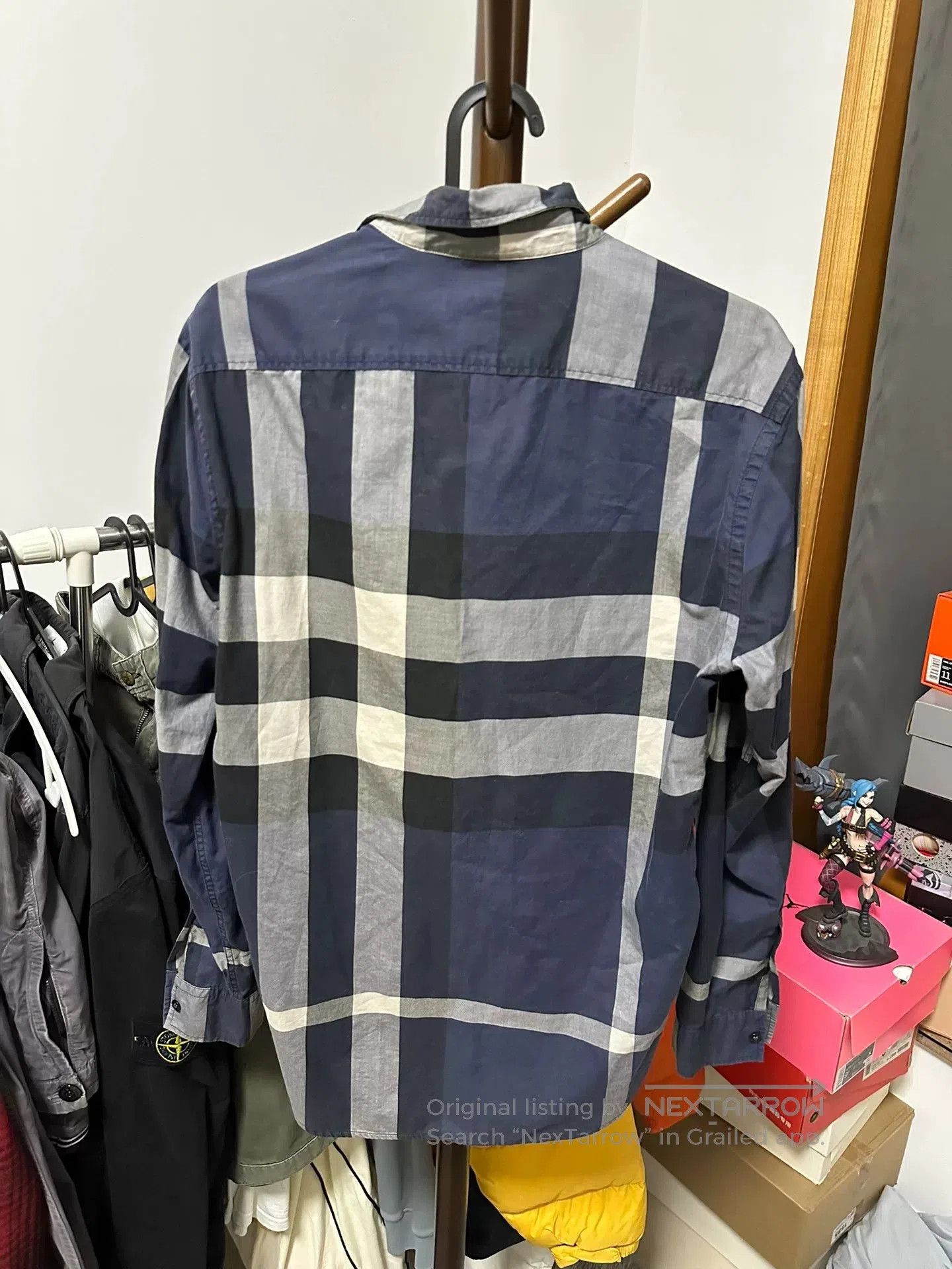 Burberry Burberry Blue Check Shirt. Size US S / EU 44-46 / 1 - 2 Thumbnail