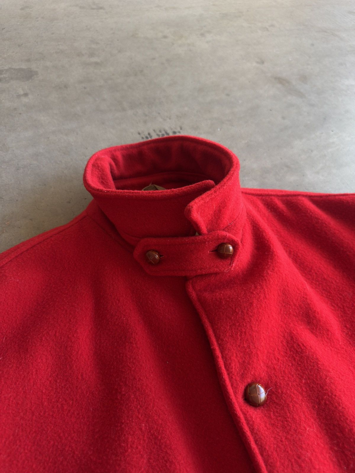 Polo Ralph Lauren Polo By Ralph Lauren 90's Red Melton Wool Bomber Size US XL / EU 56 / 4 - 6 Thumbnail