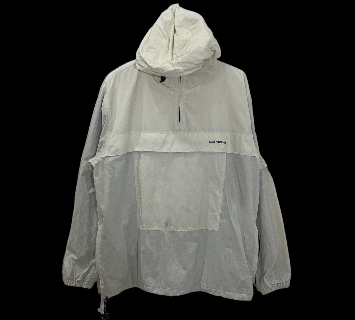 Carhartt Vintage Carhatt Half Zipper Jacket Size US L / EU 52-54 / 3 - 1 Thumbnail