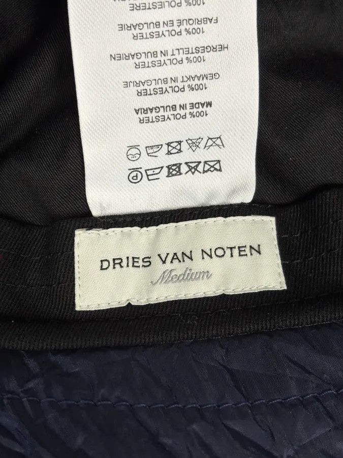 Dries Van Noten Dries van Noten Navy Nylon Bucket Hat Size ONE SIZE - 9 Thumbnail