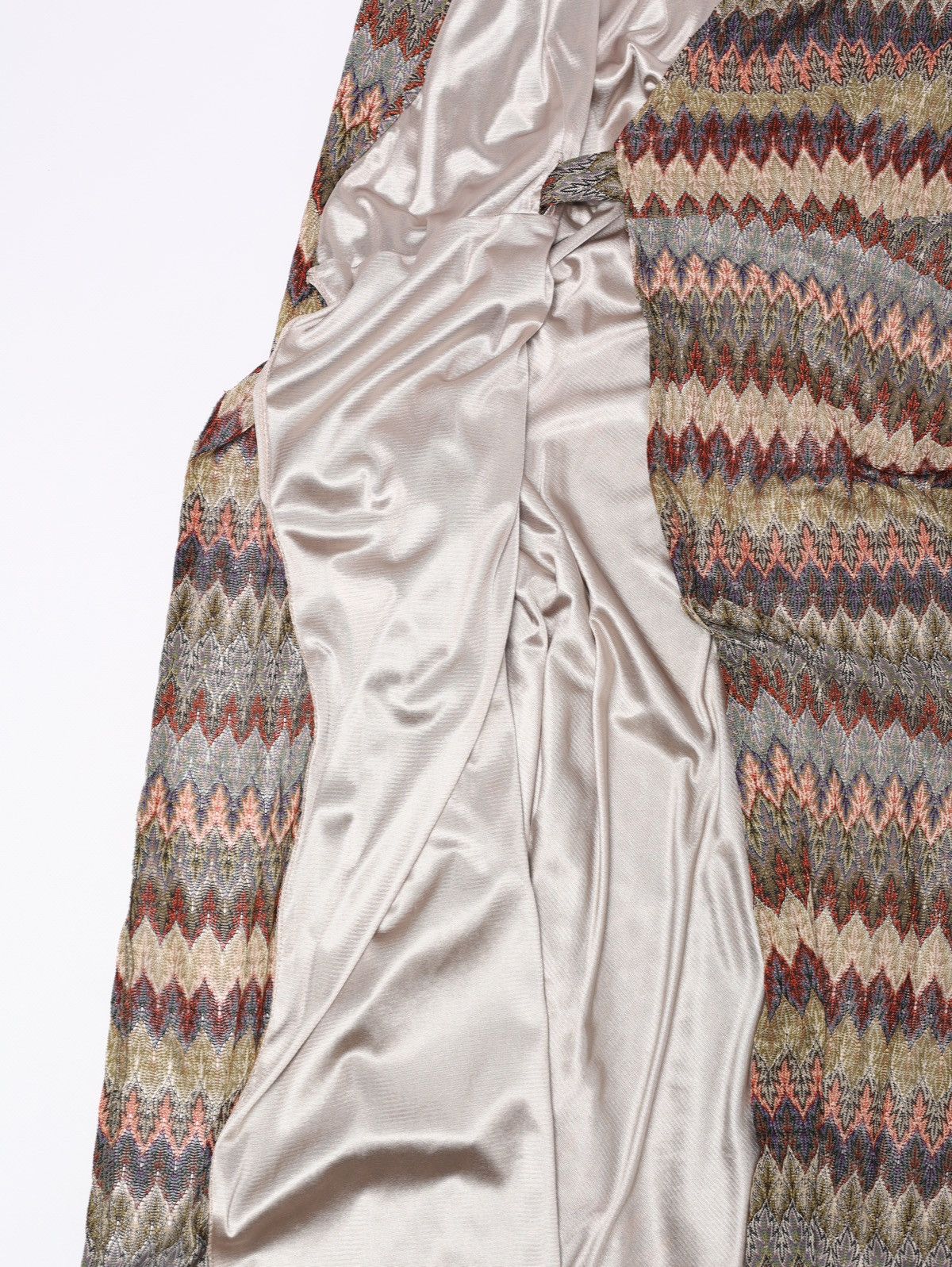 Missoni Missoni Geometric Cotton Viscose Linen Dress Long Printed Size XS / US 0-2 / IT 36-38 - 8 Thumbnail
