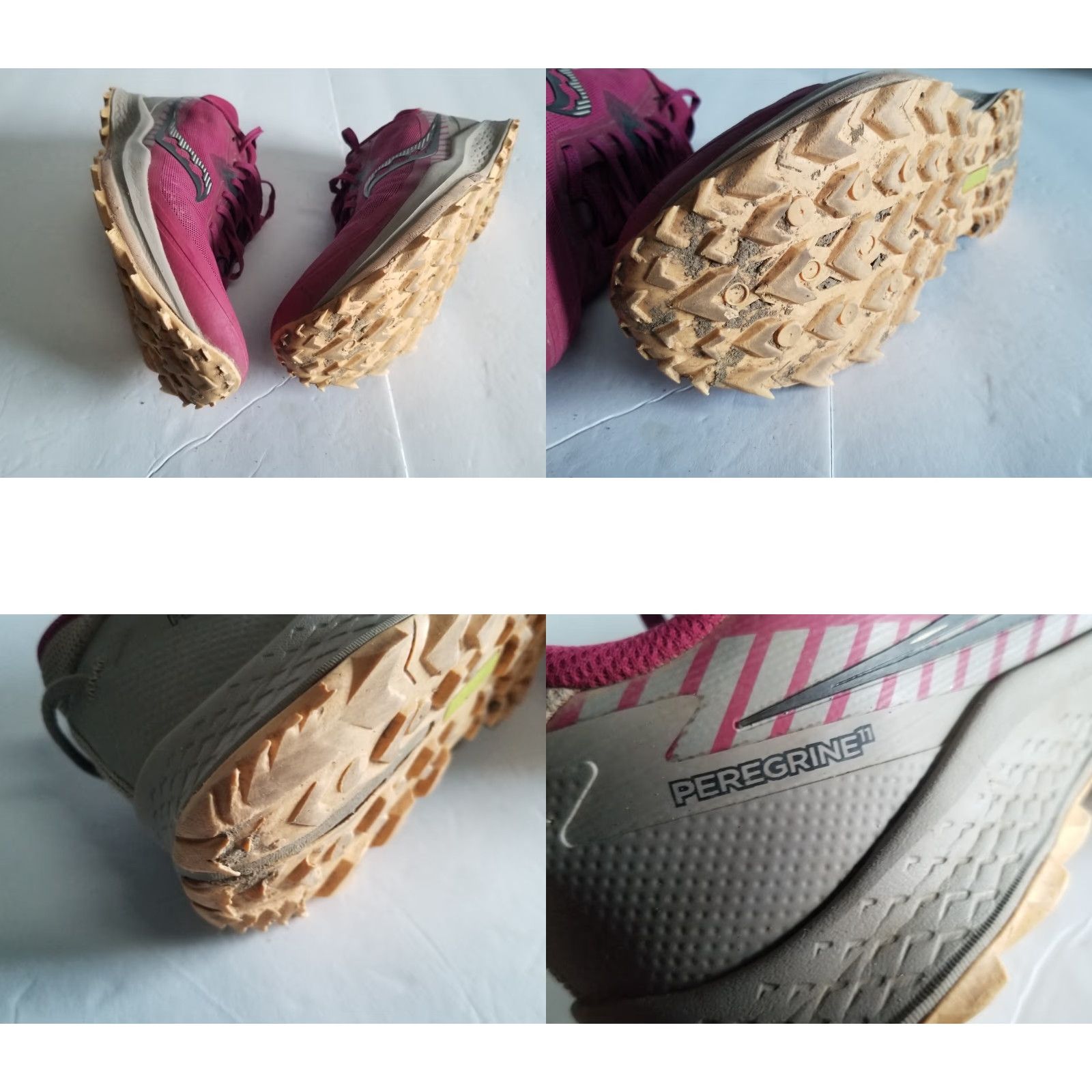 Saucony Saucony Womens Peregrine 11 Cherry Gravel Running Sneakers Size 9 Size US 9 / IT 39 - 8 Thumbnail