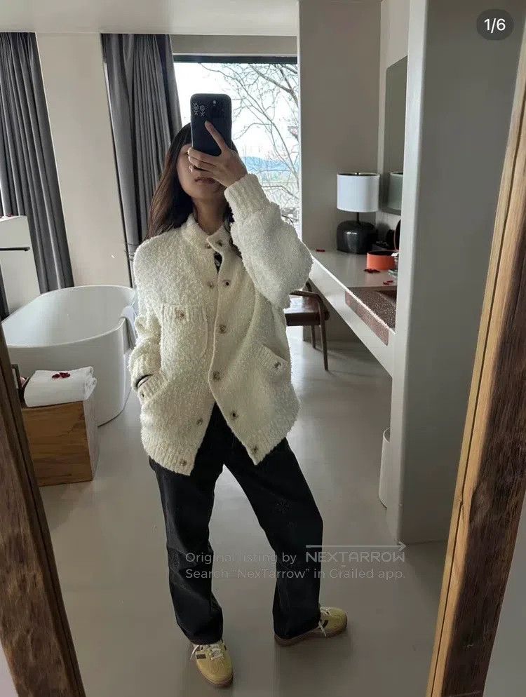 Chanel Chanel Milk white three-pocket schoolbag buckle cashmere c Size XXS / US 00 / IT 34 - 9 Thumbnail