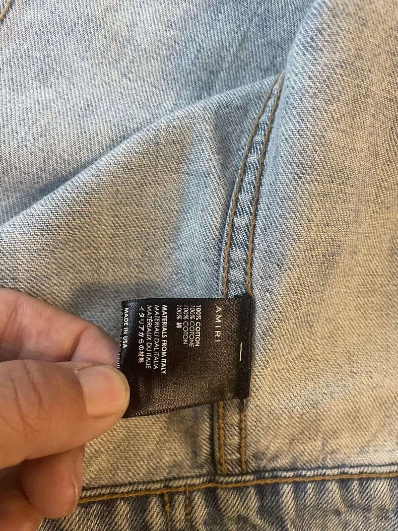 Amiri Amiri Patchwork Denim Jacket Size US XS / EU 42 / 0 - 4 Thumbnail