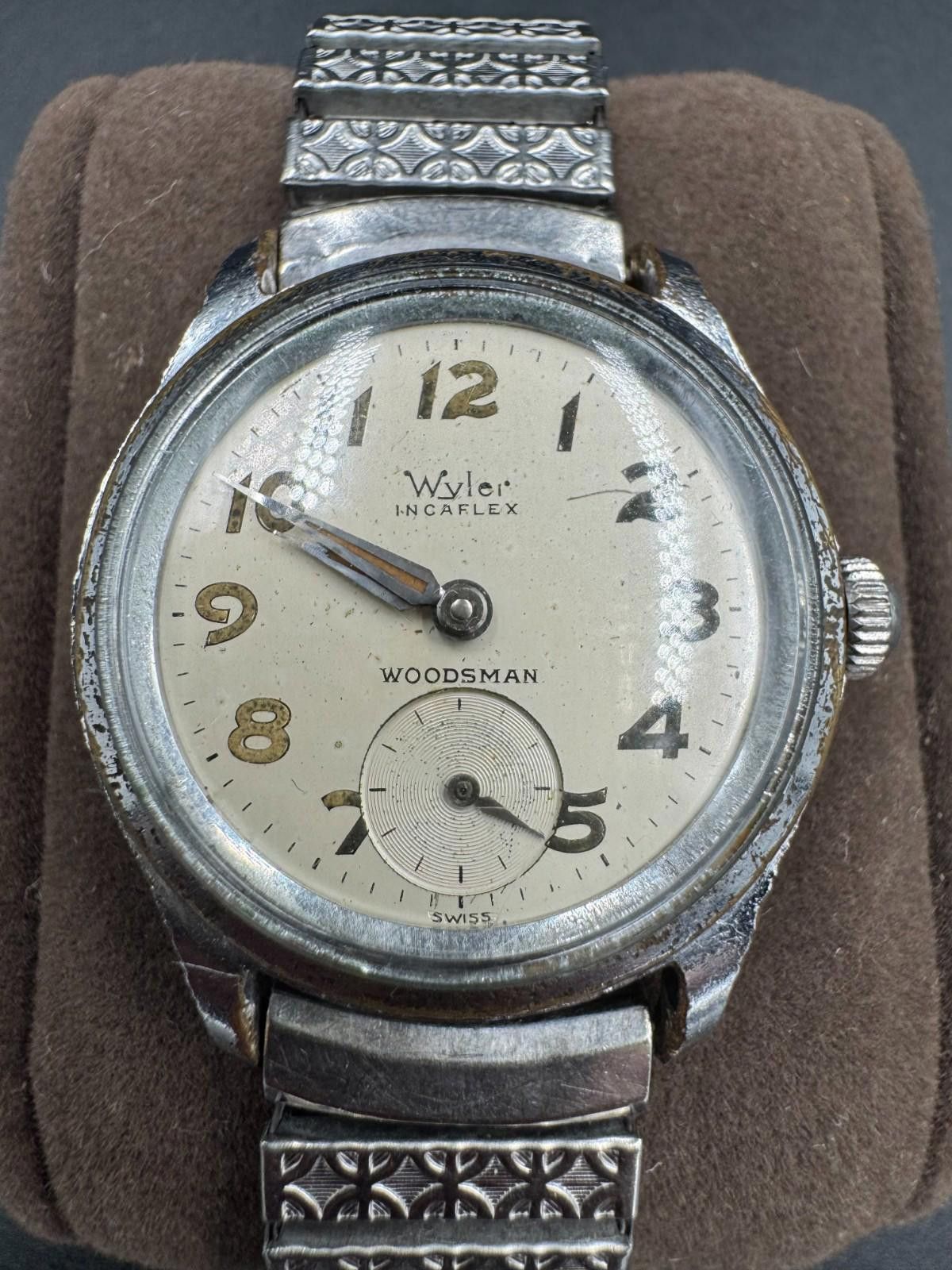 Other Vintage Wyler Incaflex Woodsman Swiss Manual Wind Sub-Second Size ONE SIZE - 1 Thumbnail