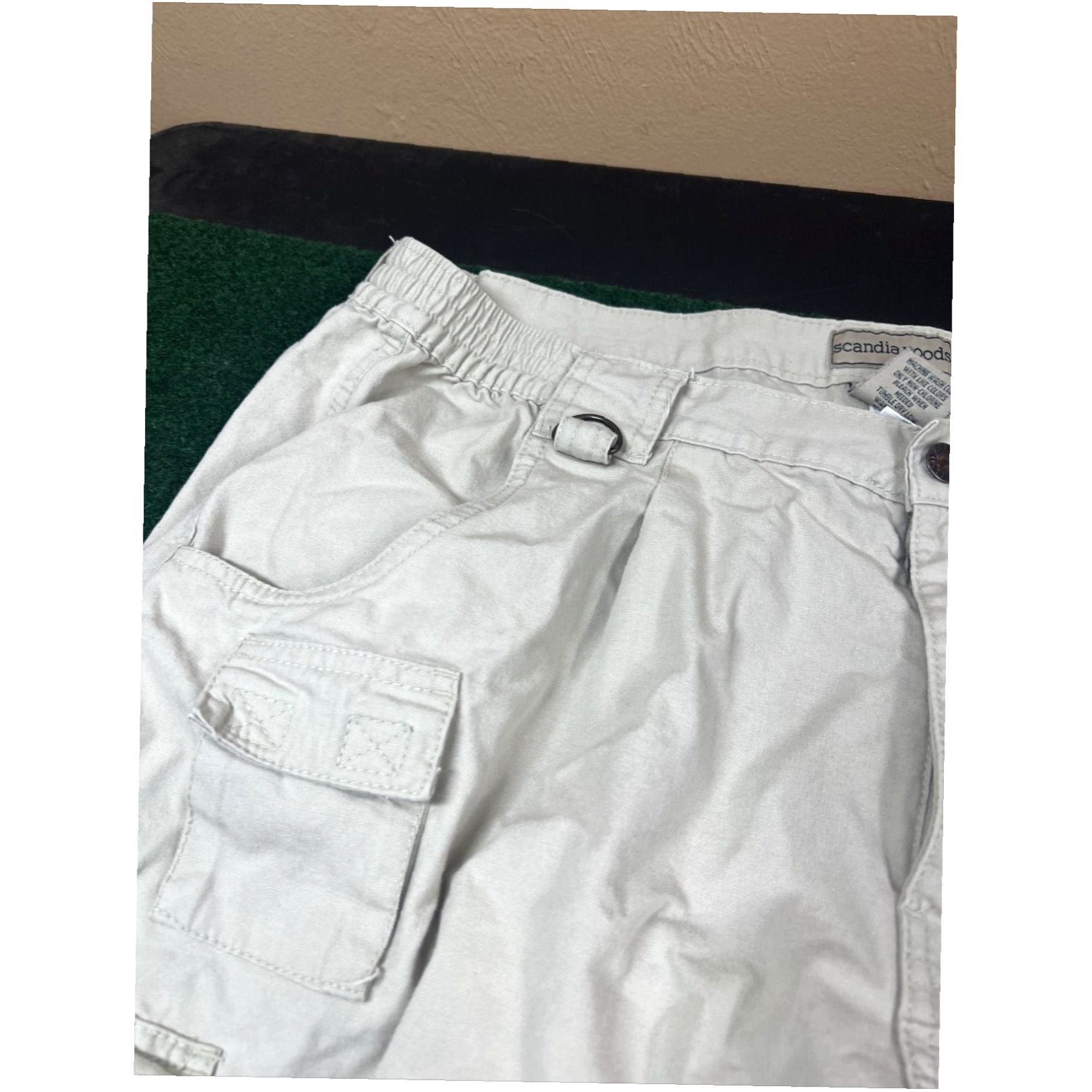 Vintage Scandia Woods Pants Trousers Carpenter Beige 4 Pocket Sz 42 W 39 Inseam 27 Size US 42 / EU 58 - 4 Thumbnail