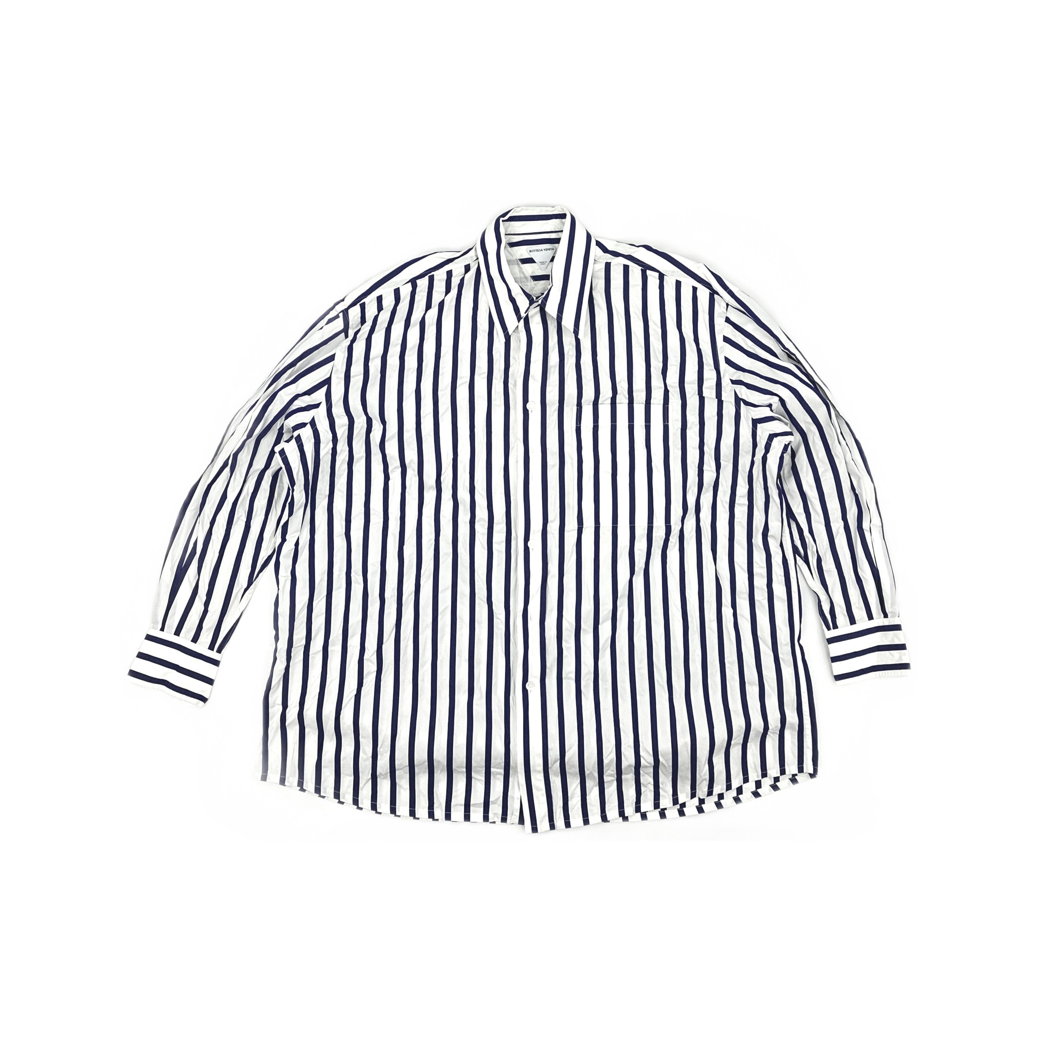 Bottega Veneta Bottega Veneta Striped Button Up Shirt IT 36 Size XS / US 0-2 / IT 36-38 - 1 Thumbnail