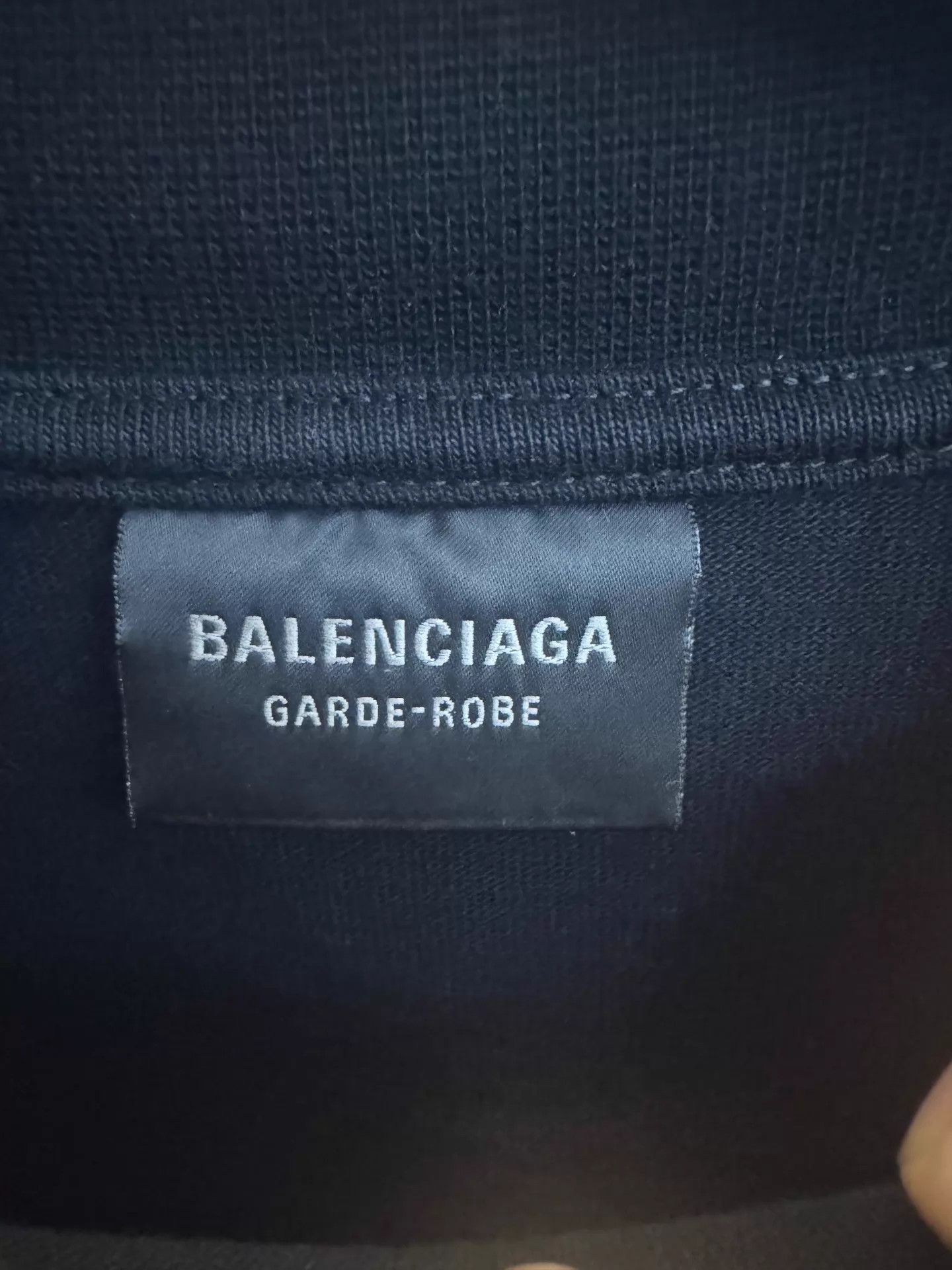 Balenciaga Balenciaga Garde-Robe Black Crewneck Short-Sleeve T-Shirt Size XS / US 0-2 / IT 36-38 - 2 Thumbnail