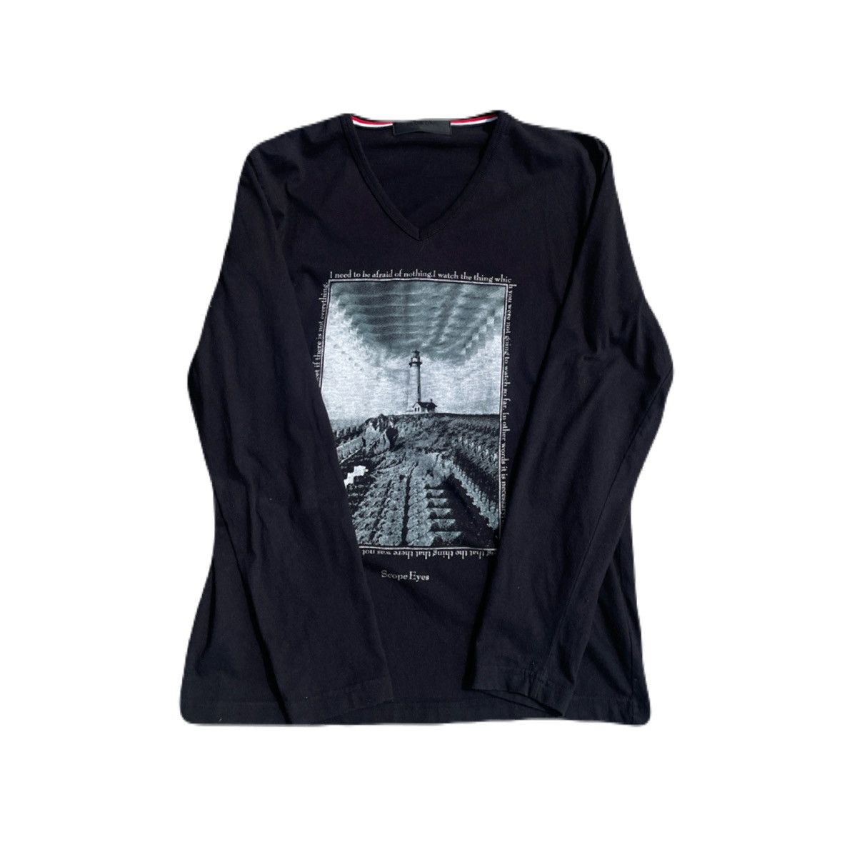 If Six Was Nine 2000s Japanese archive Vkei Gyaruo Poem V-neck Long Sleeve Size US S / EU 44-46 / 1 - 2 Thumbnail