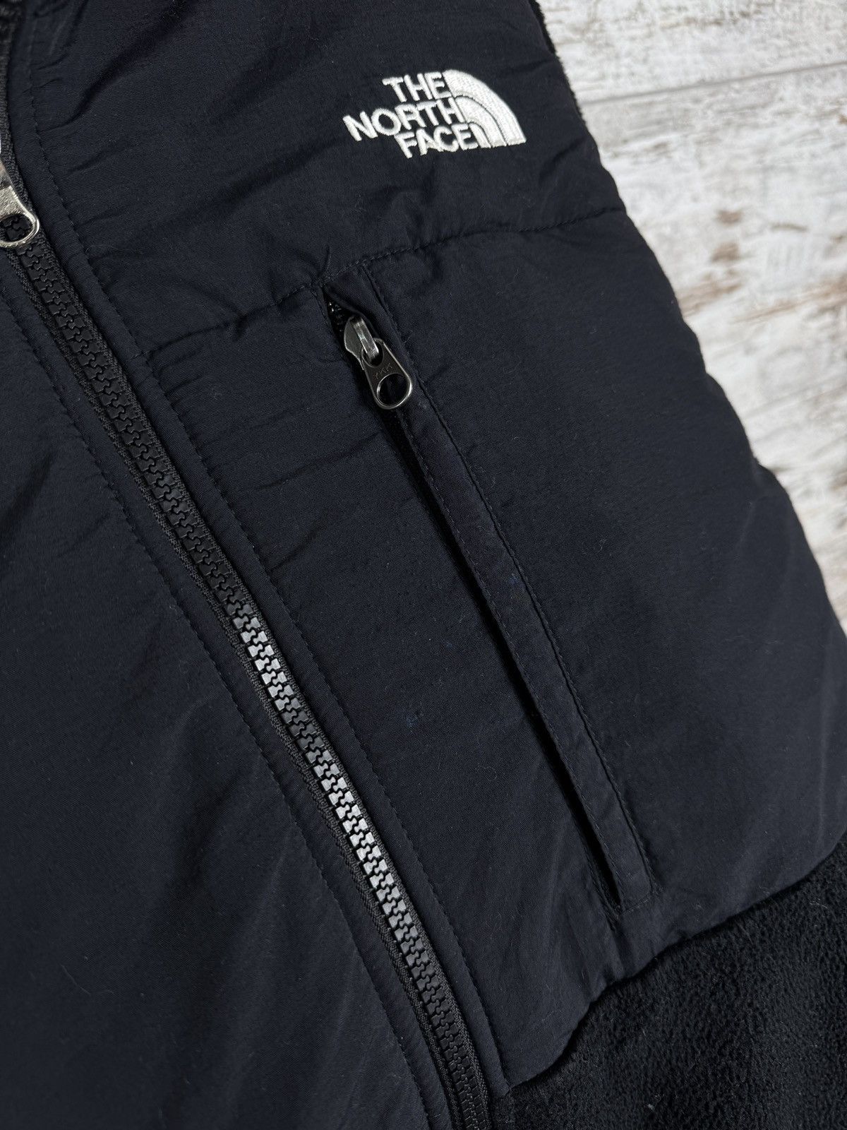 Womens The North Face fleece zip jacket track nylon outdoor