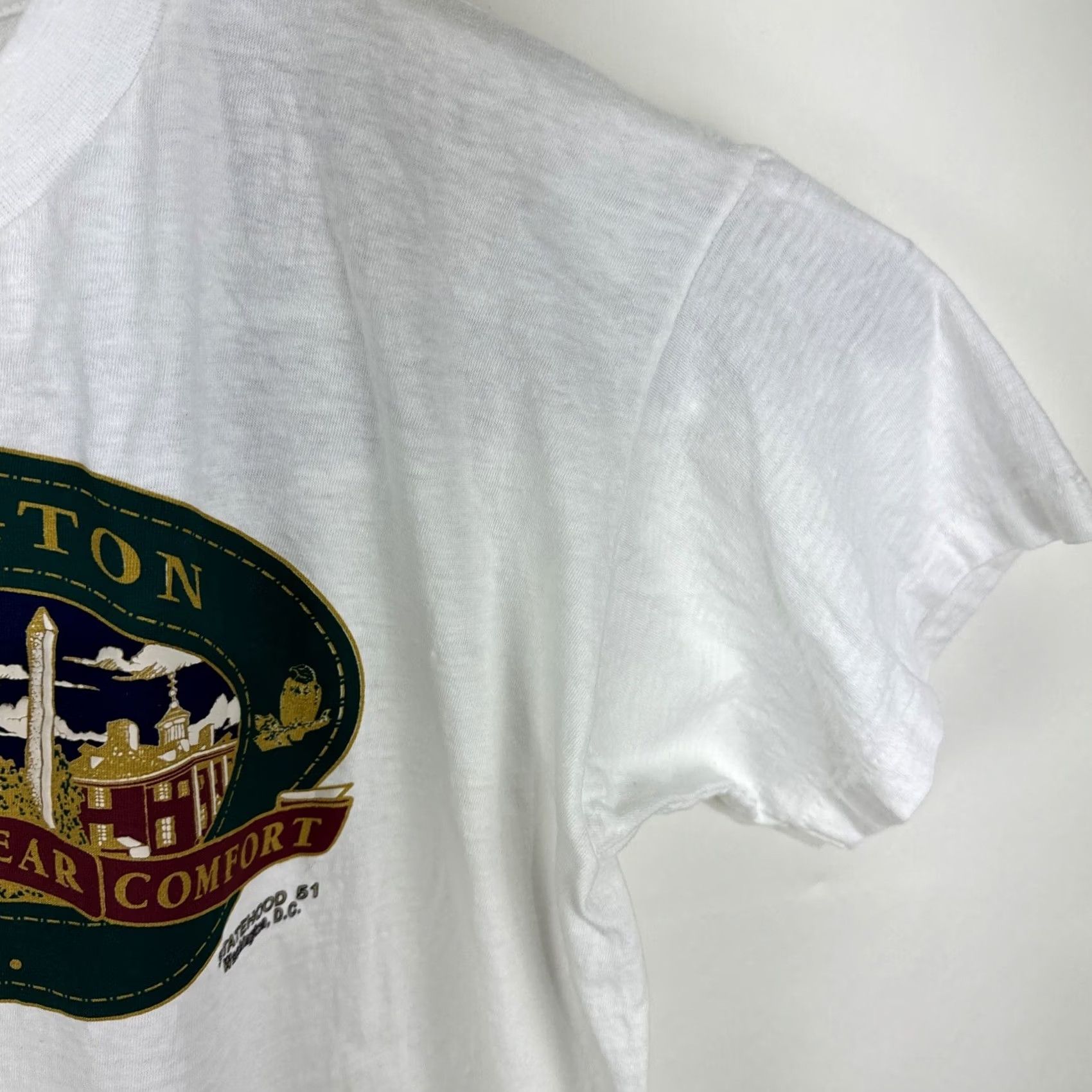 Vintage VINTAGE Washington DC T Shirt Men’s XL USA Statehood Tourist Destination Tee Size US XL / EU 56 / 4 - 7 Thumbnail